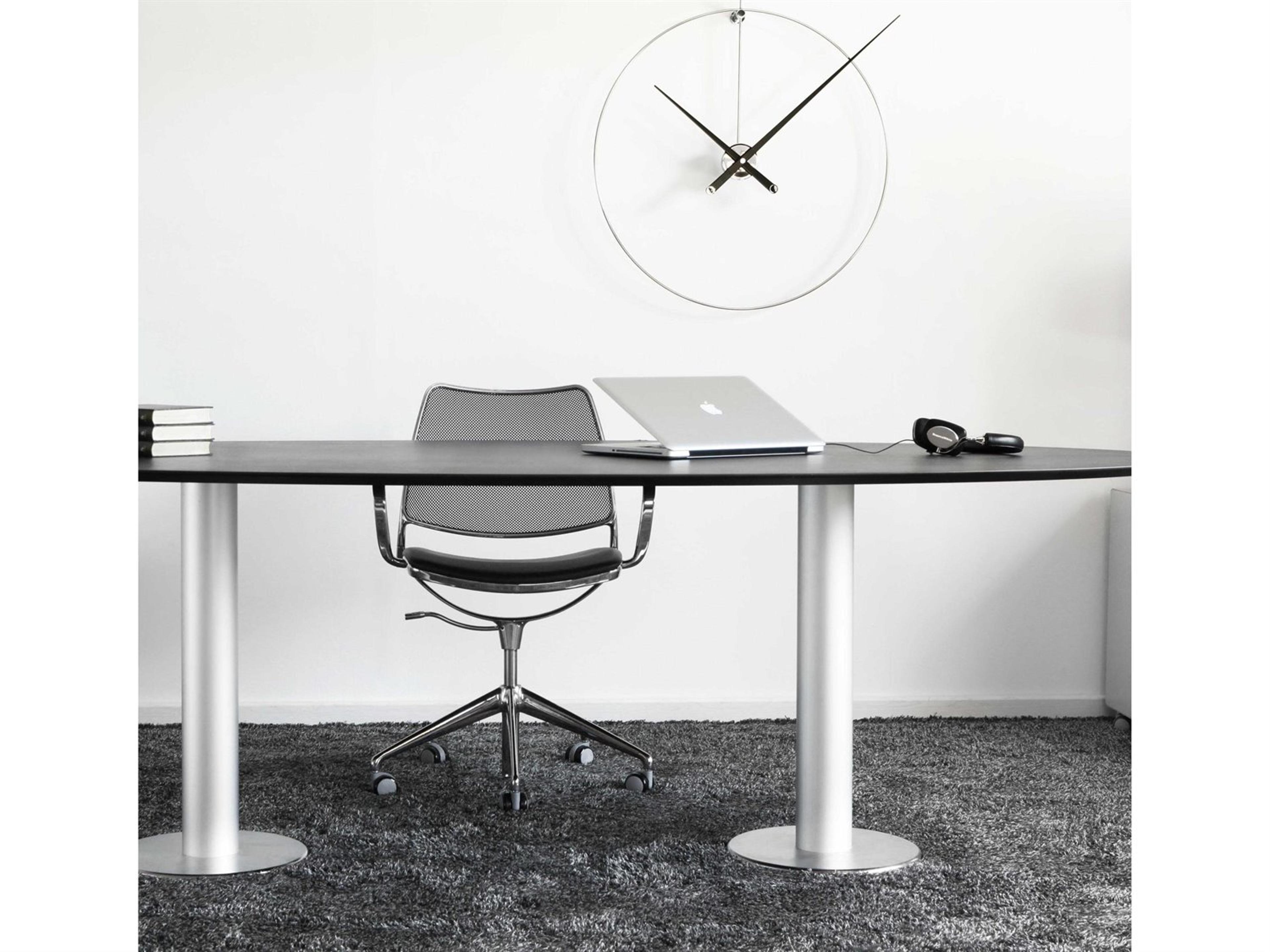 Nomon Anda Stainless Steel Black Wall Clock