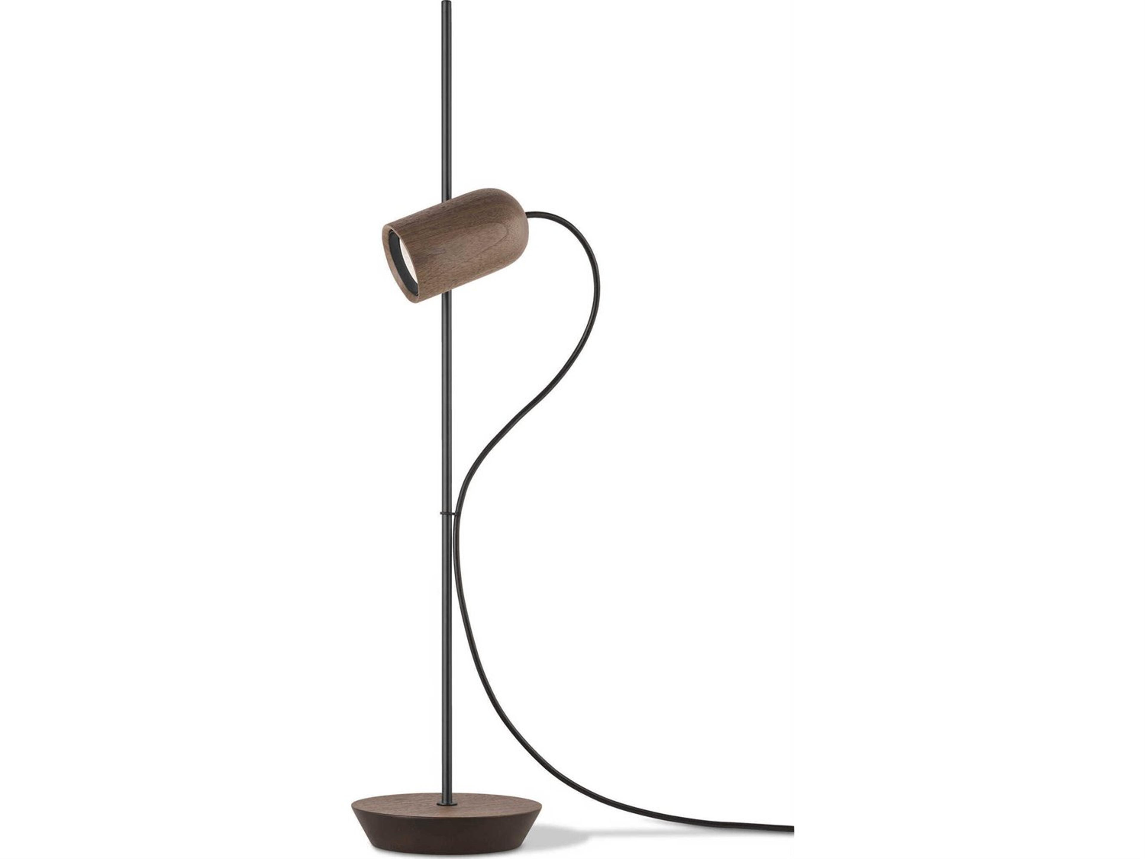 Onfa Walnut Wood Graphite Buffet Lamp