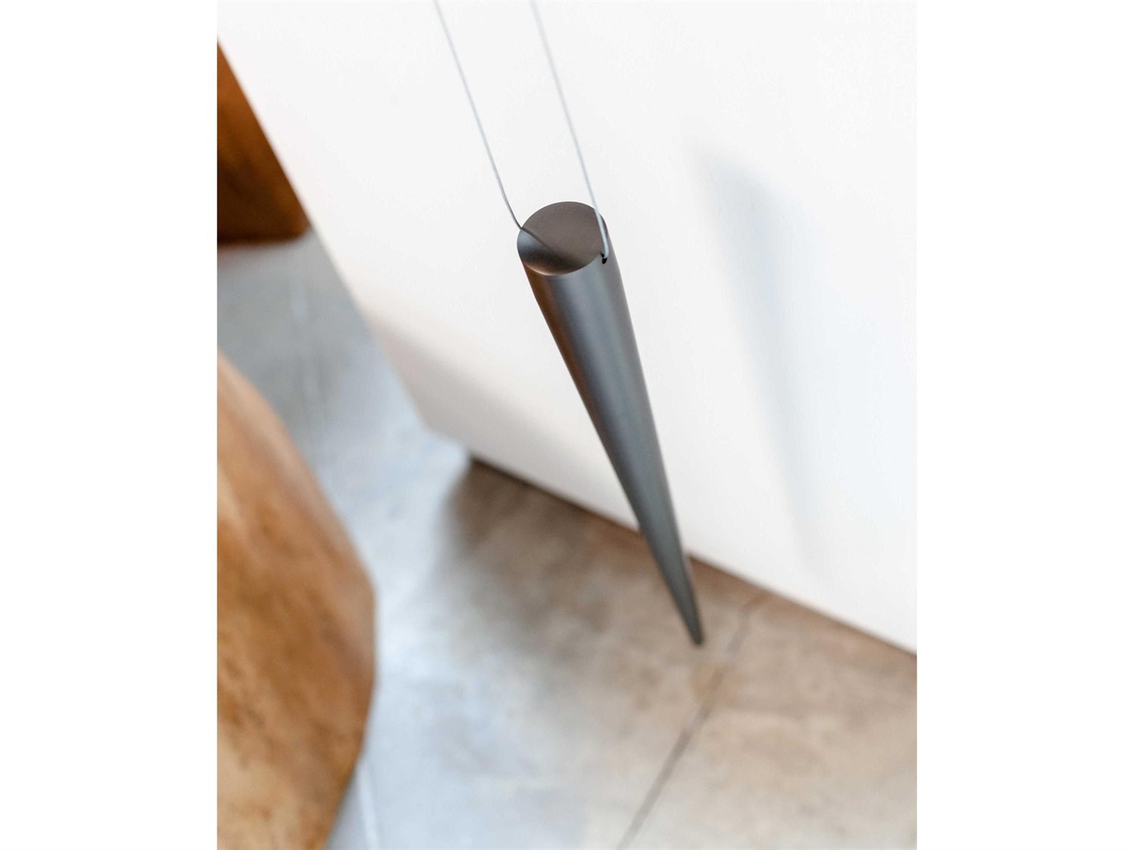 Nomon Pendulo Graphite Steel Walnut Wall Clock