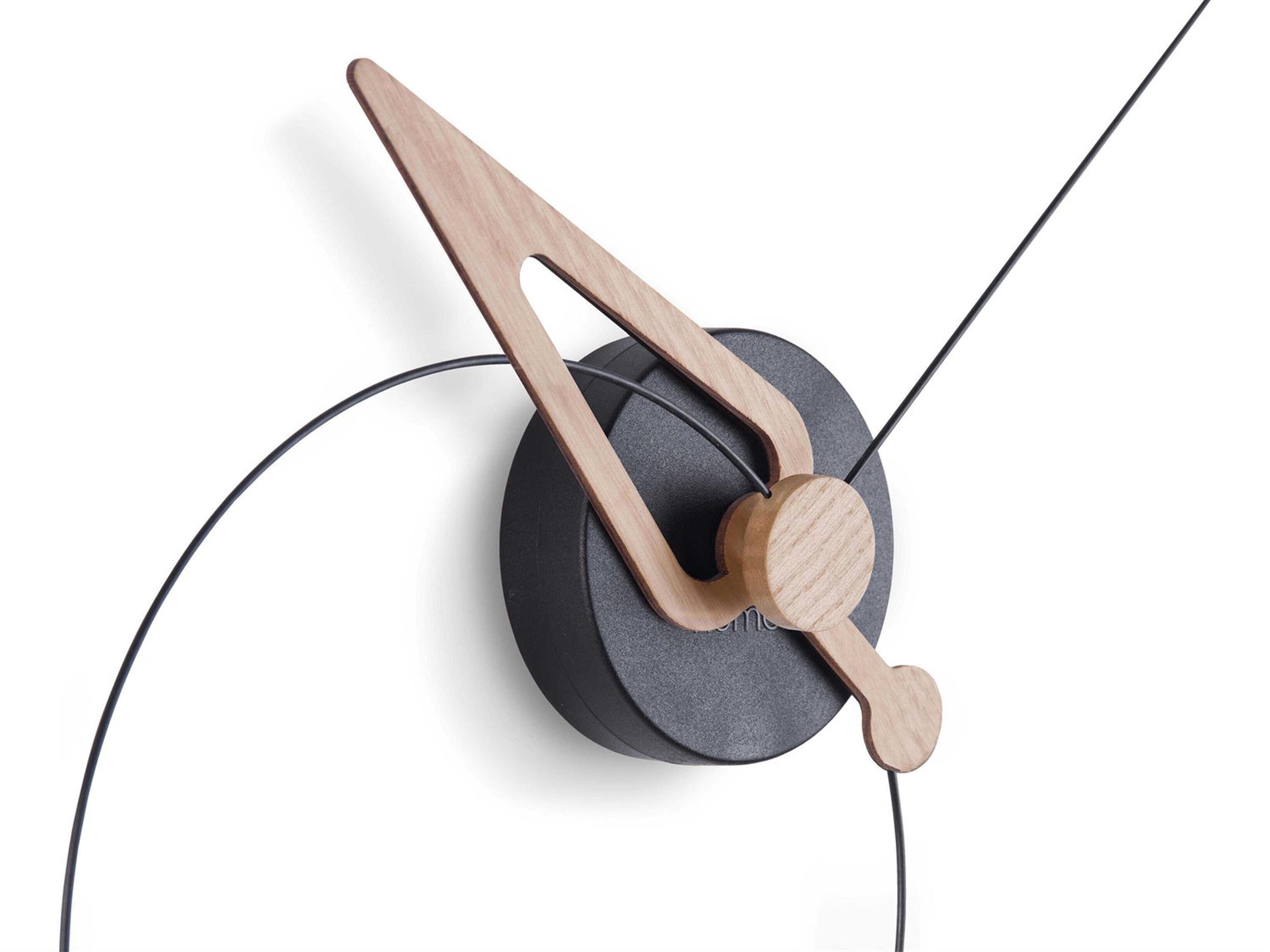 Nomon Pico Black Oak Wall Clock