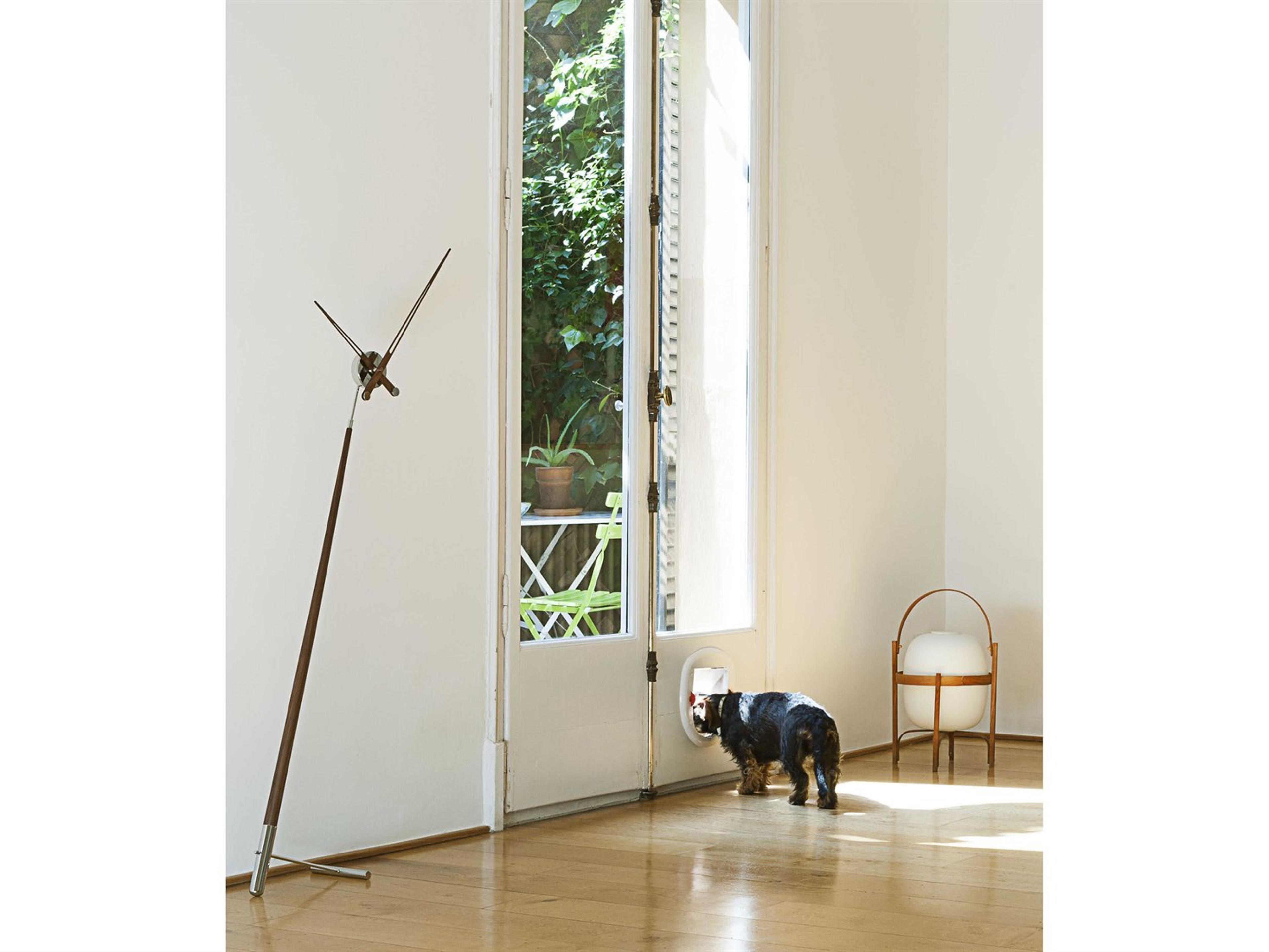 Nomon Pisa Chrome Walnut Clock