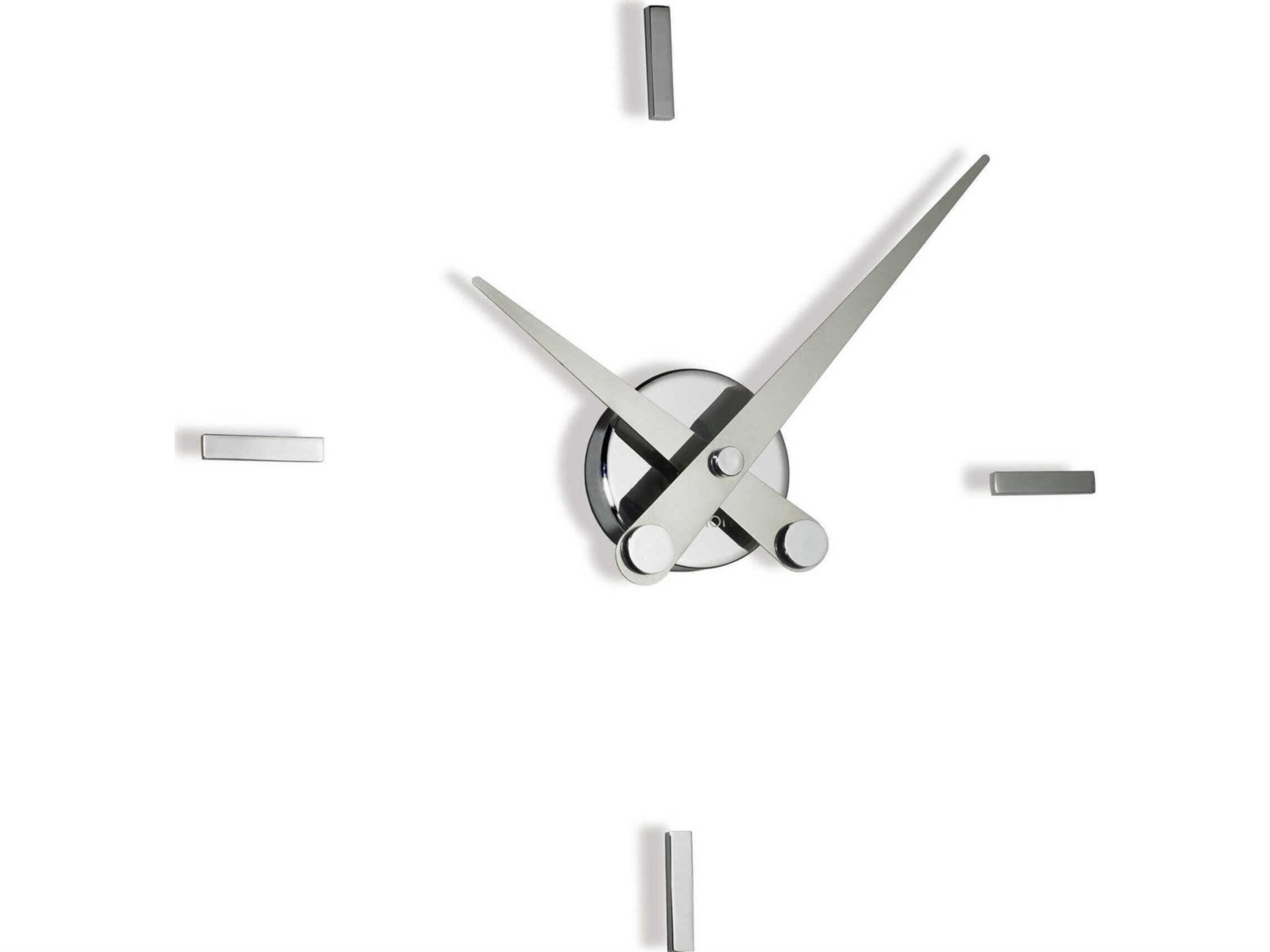 Puntos Chrome Steel Wall Clock