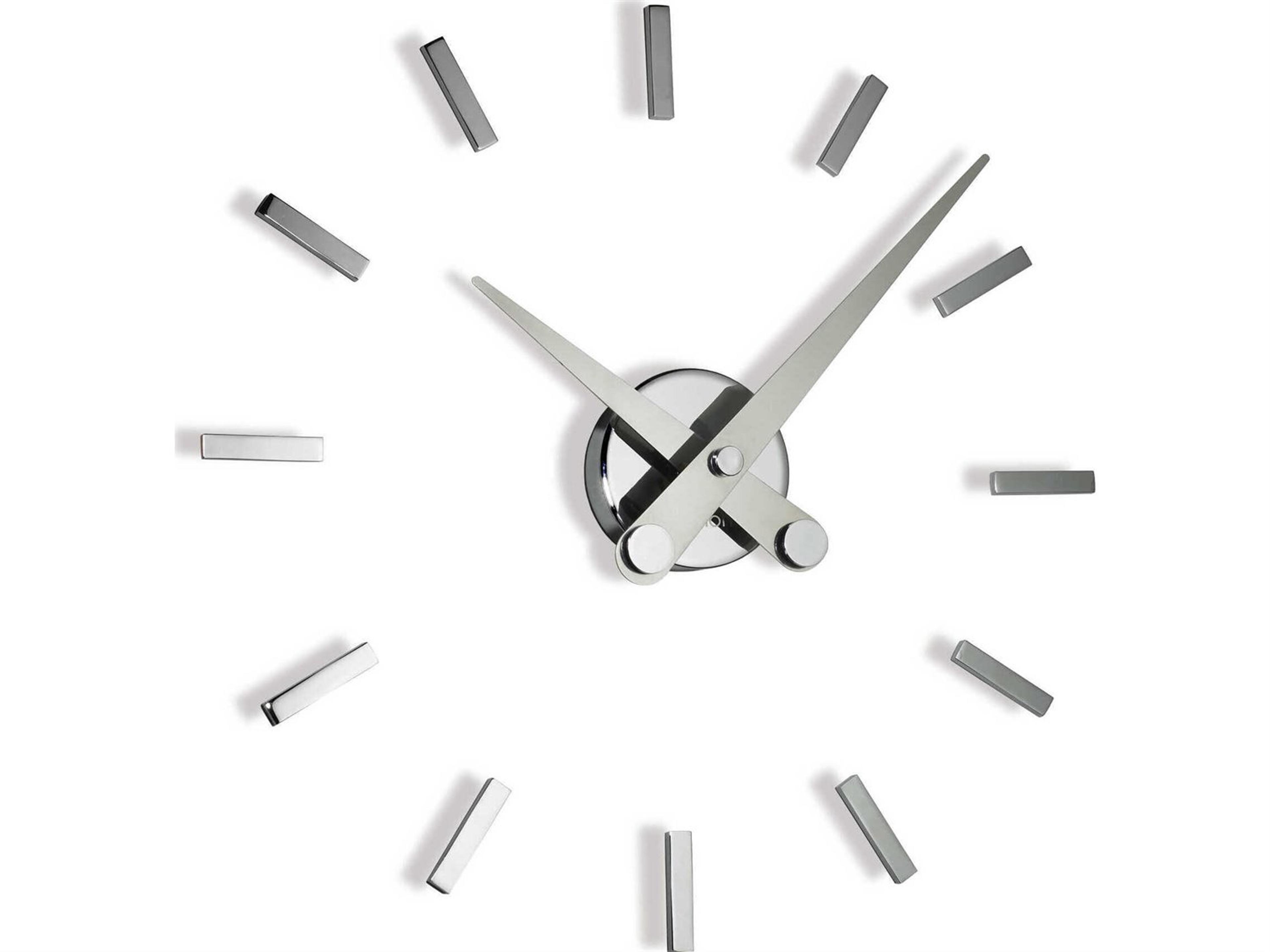 Nomon Puntos Chrome Steel Wall Clock