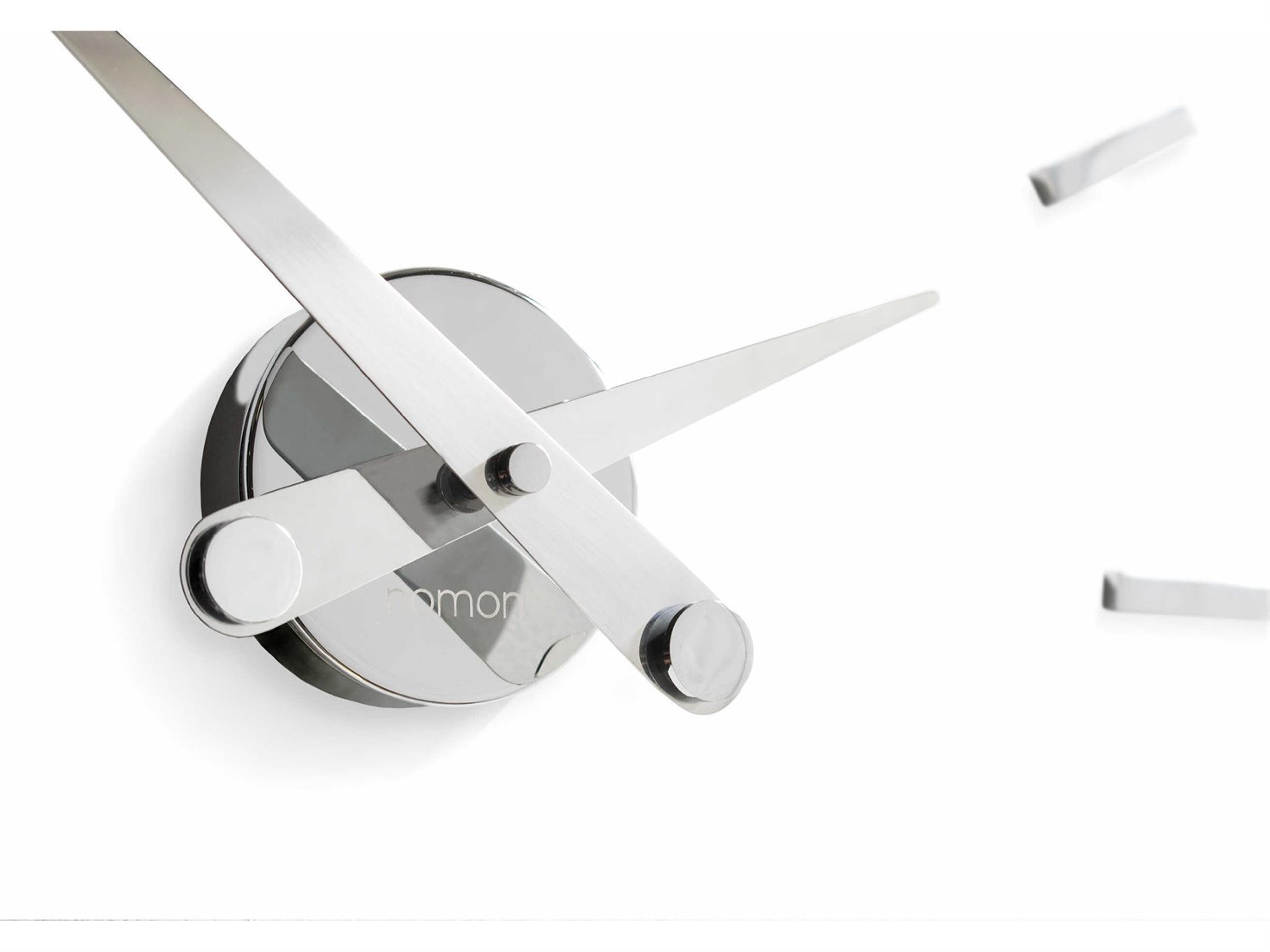 Nomon Puntos Chrome Steel Wall Clock