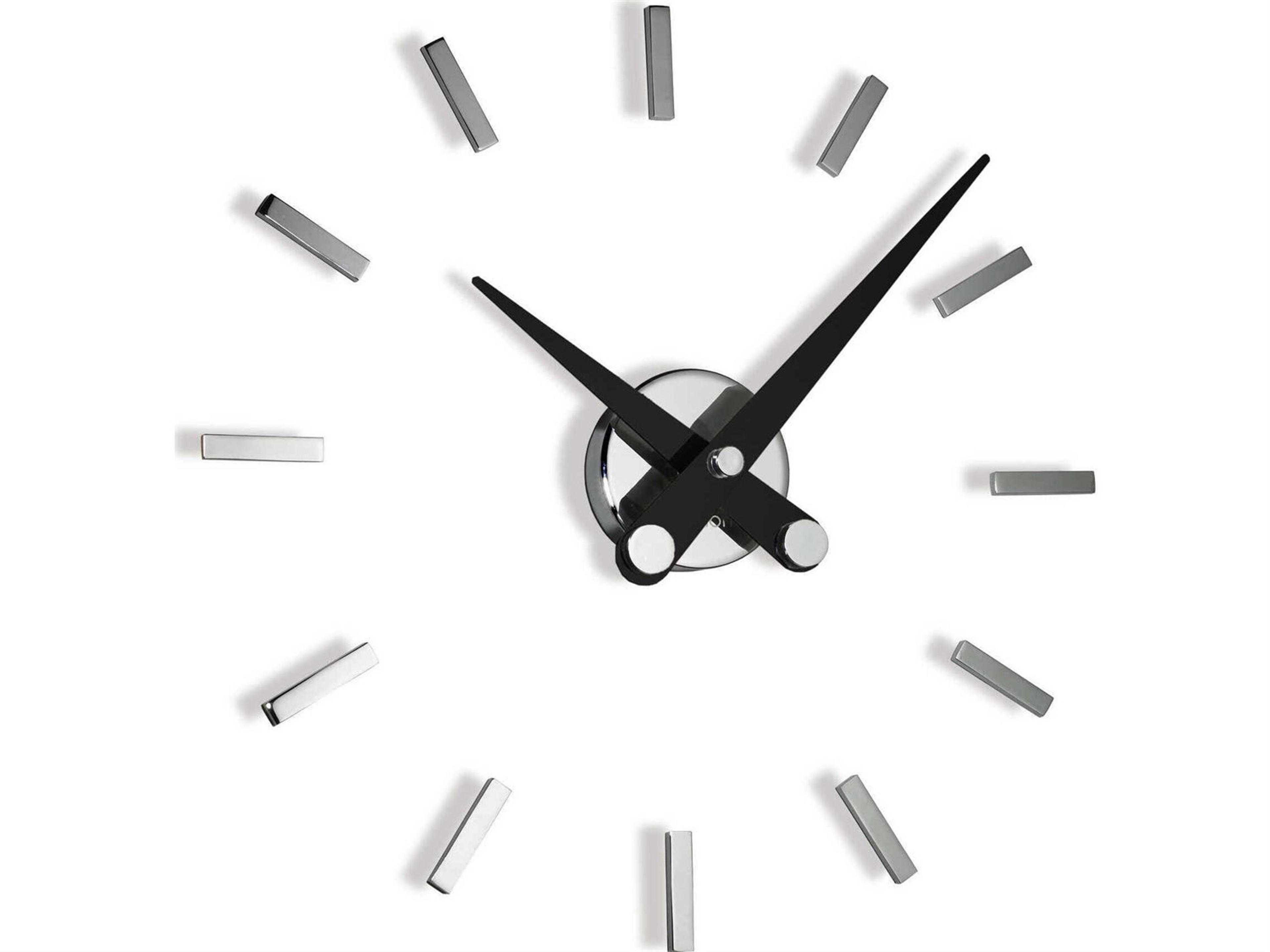 Puntos Suspensivos Wall Clock Minimalist Steel