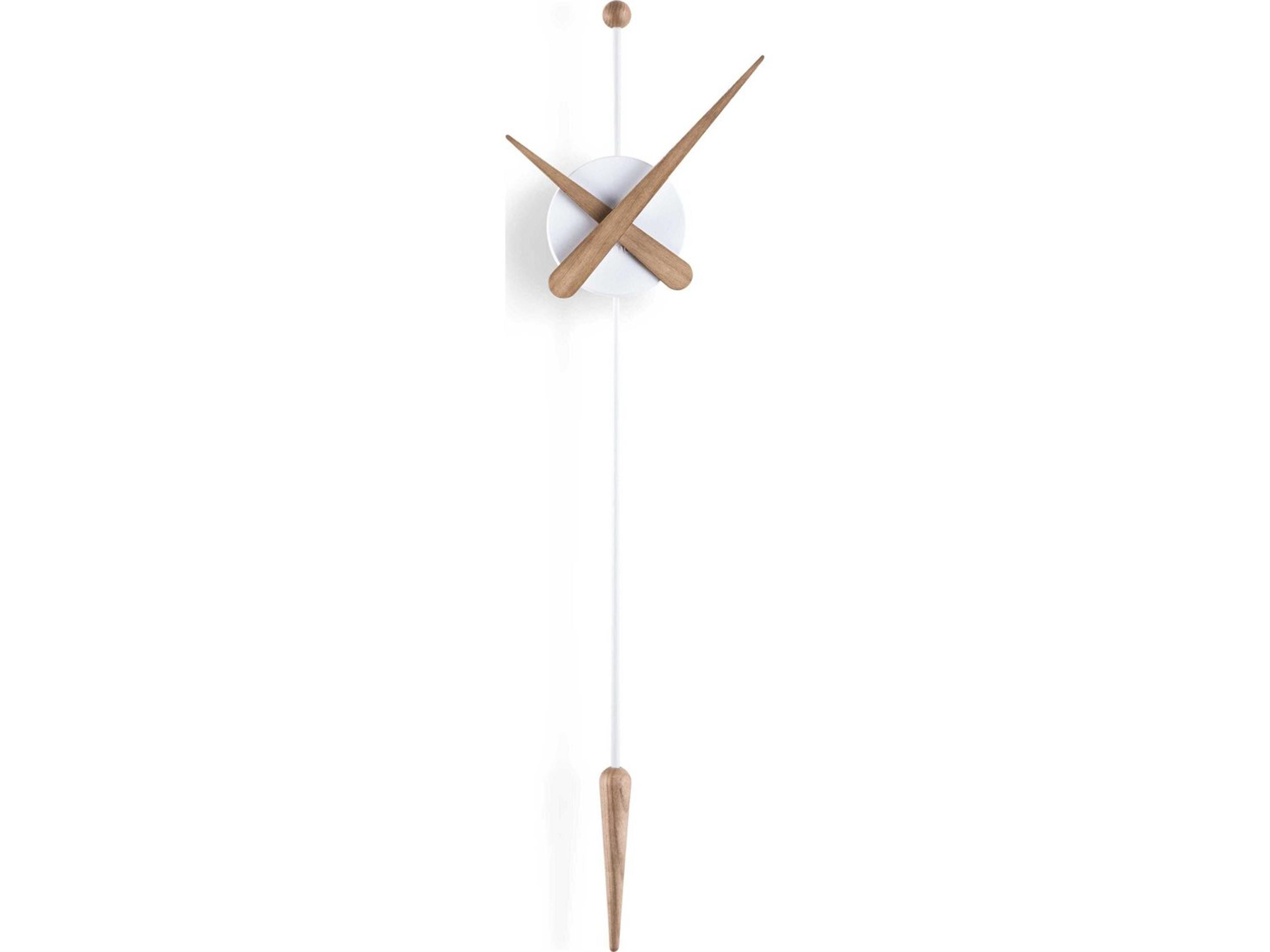 Punta White Oak Wall Clock