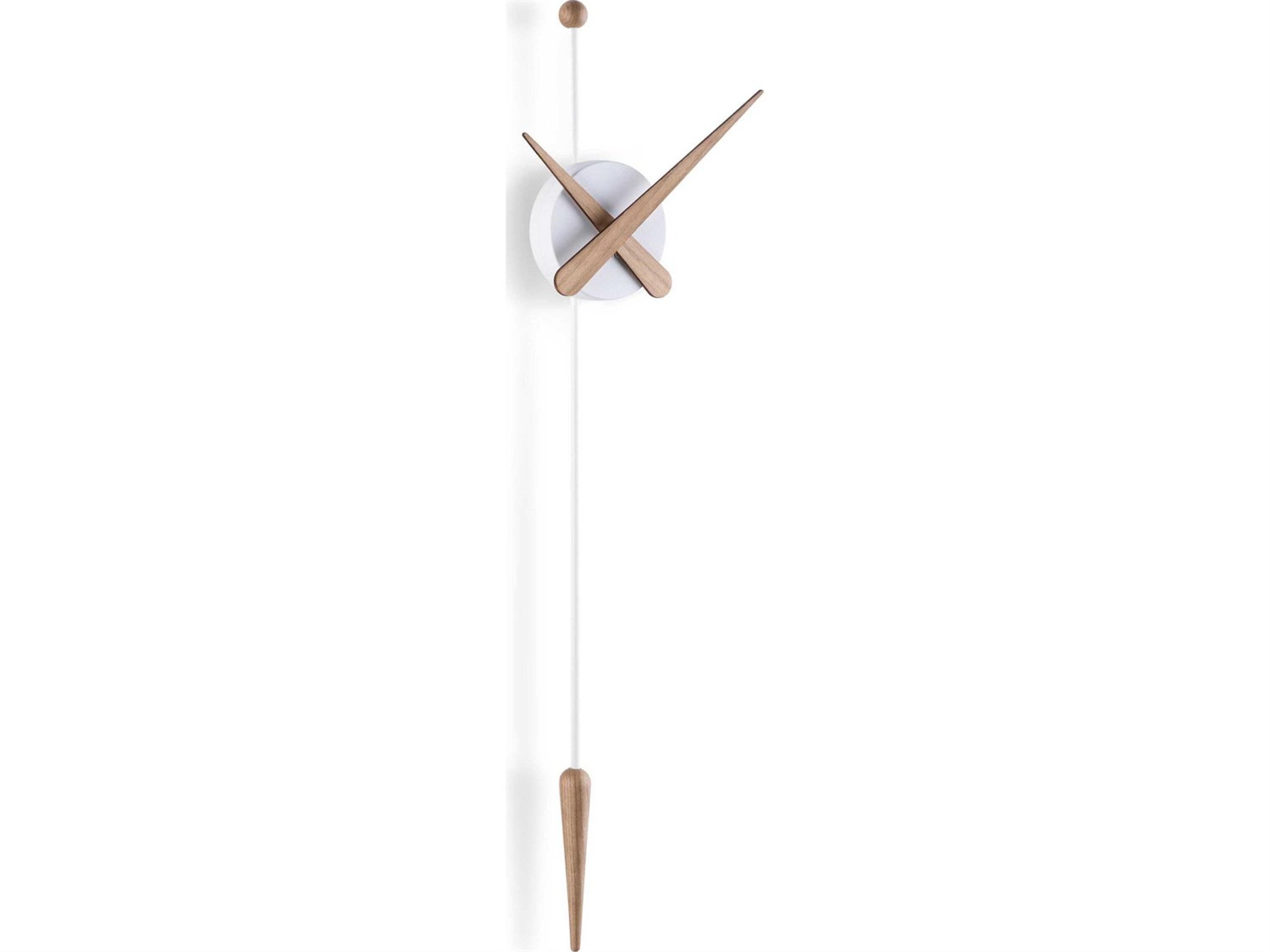 Nomon Punta White Oak Wall Clock