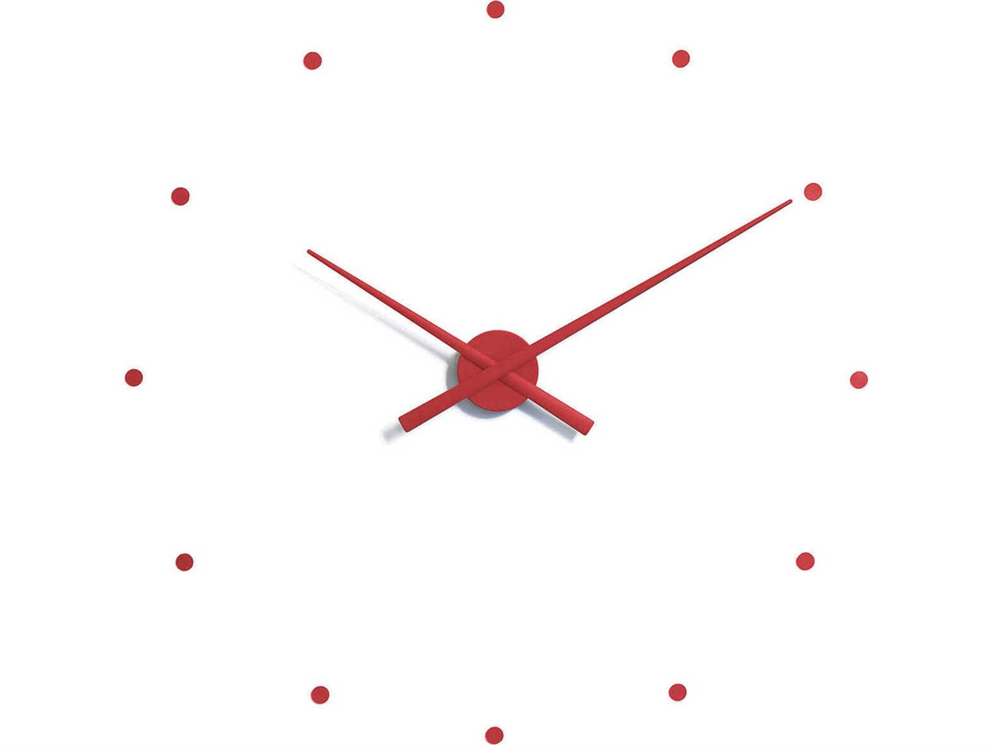 OJ Red Wall Clock