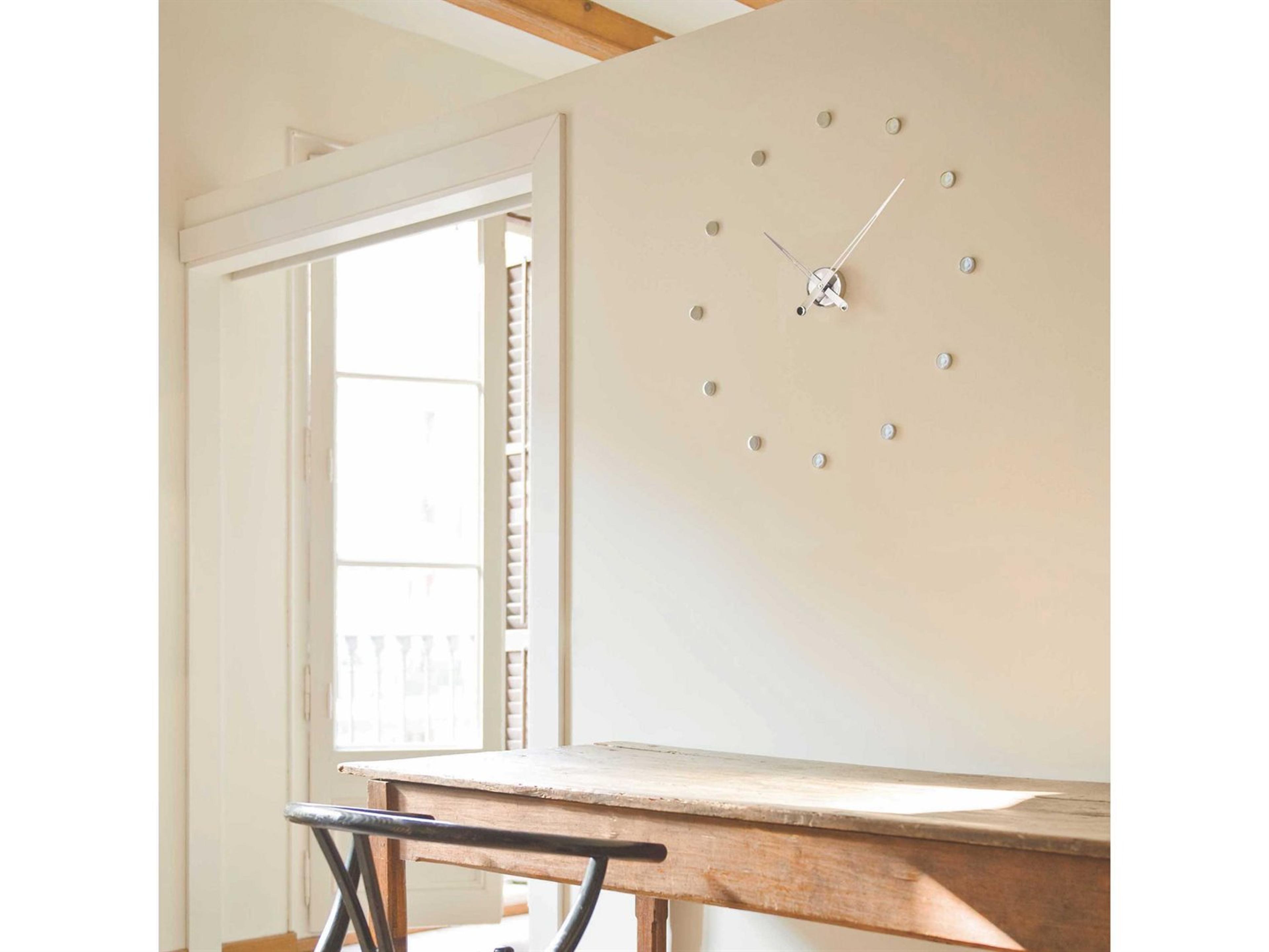 Nomon Rodon Chrome Steel Wall Clock