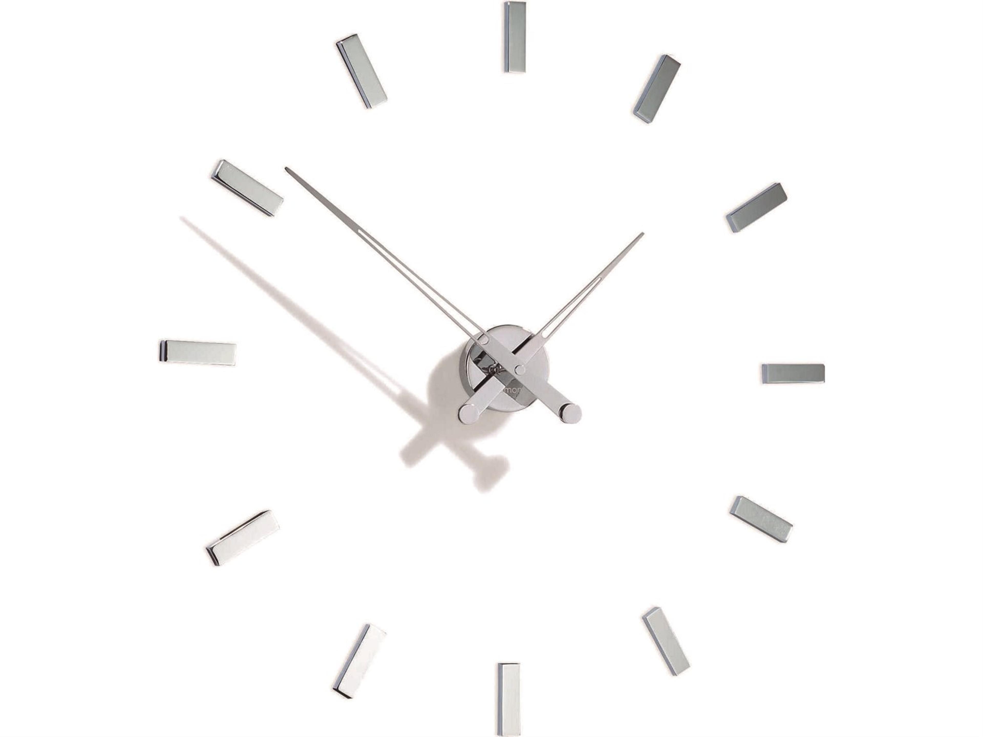 Tacon Chrome Wall Clock