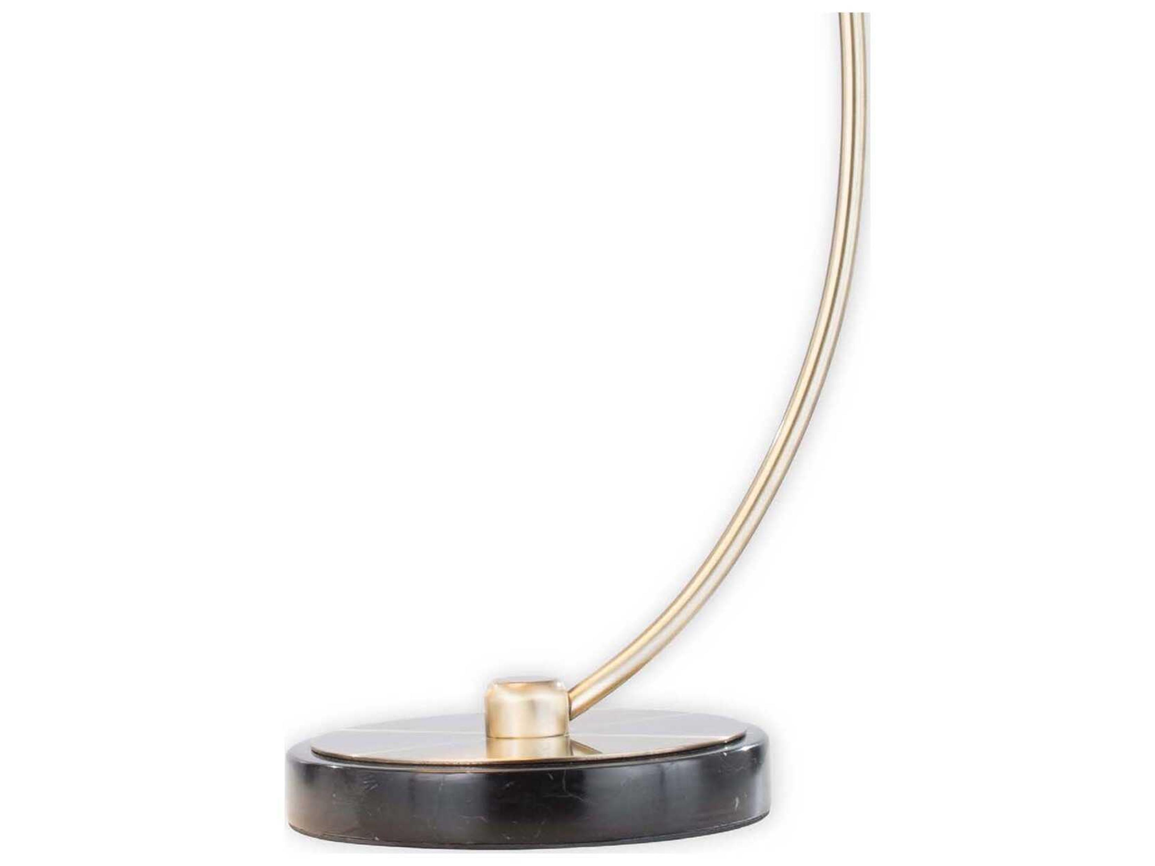 Nova Luna Bella Weathered Brass Steel Desk Lamp