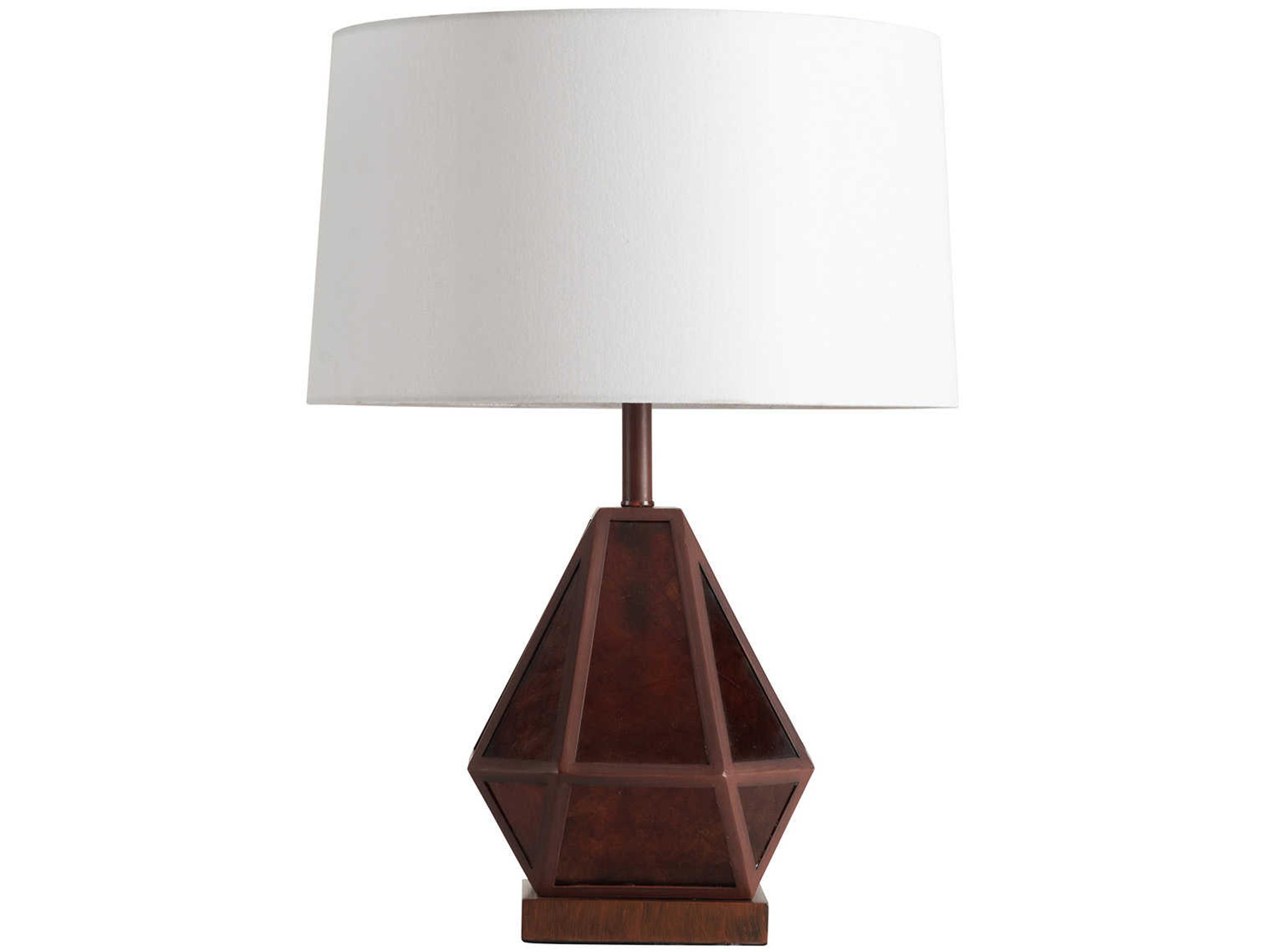 Nova Artifact Bronze Dark Brown Amber Mica Buffet Lamp