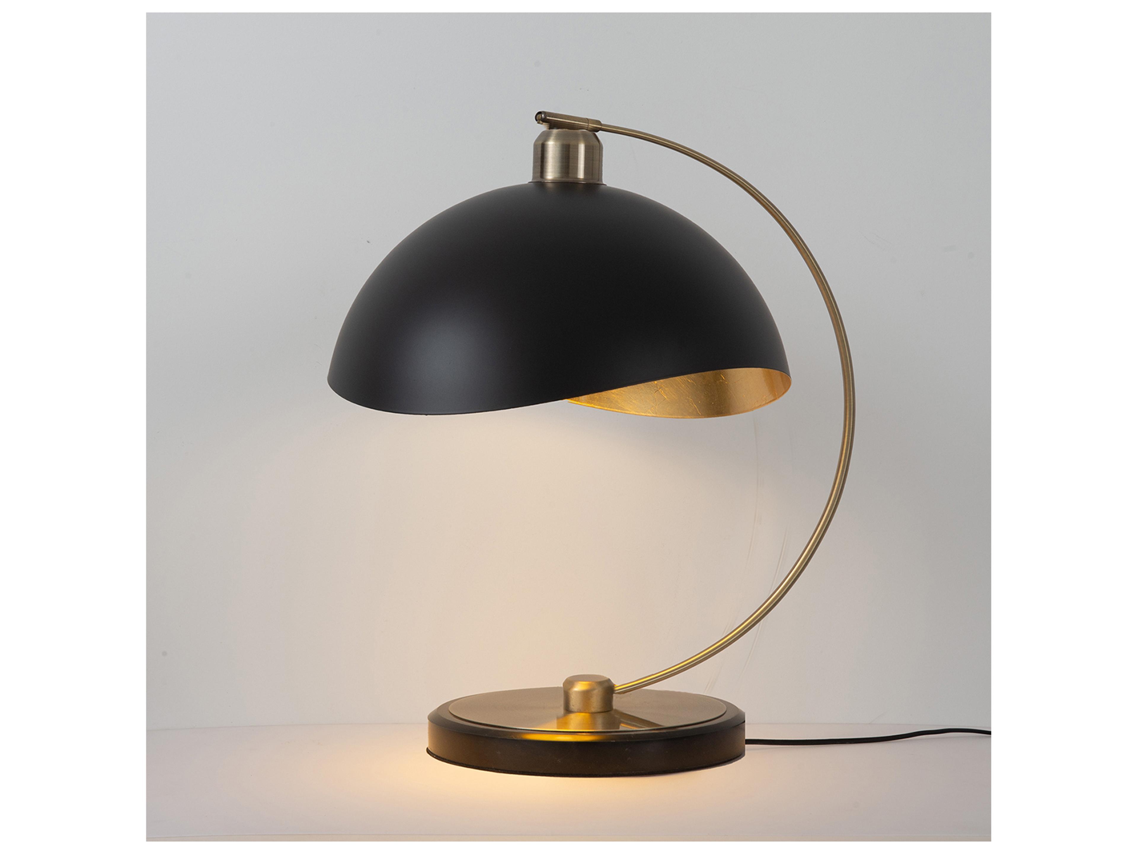 Nova Luna Bella Weathered Brass Table Lamp