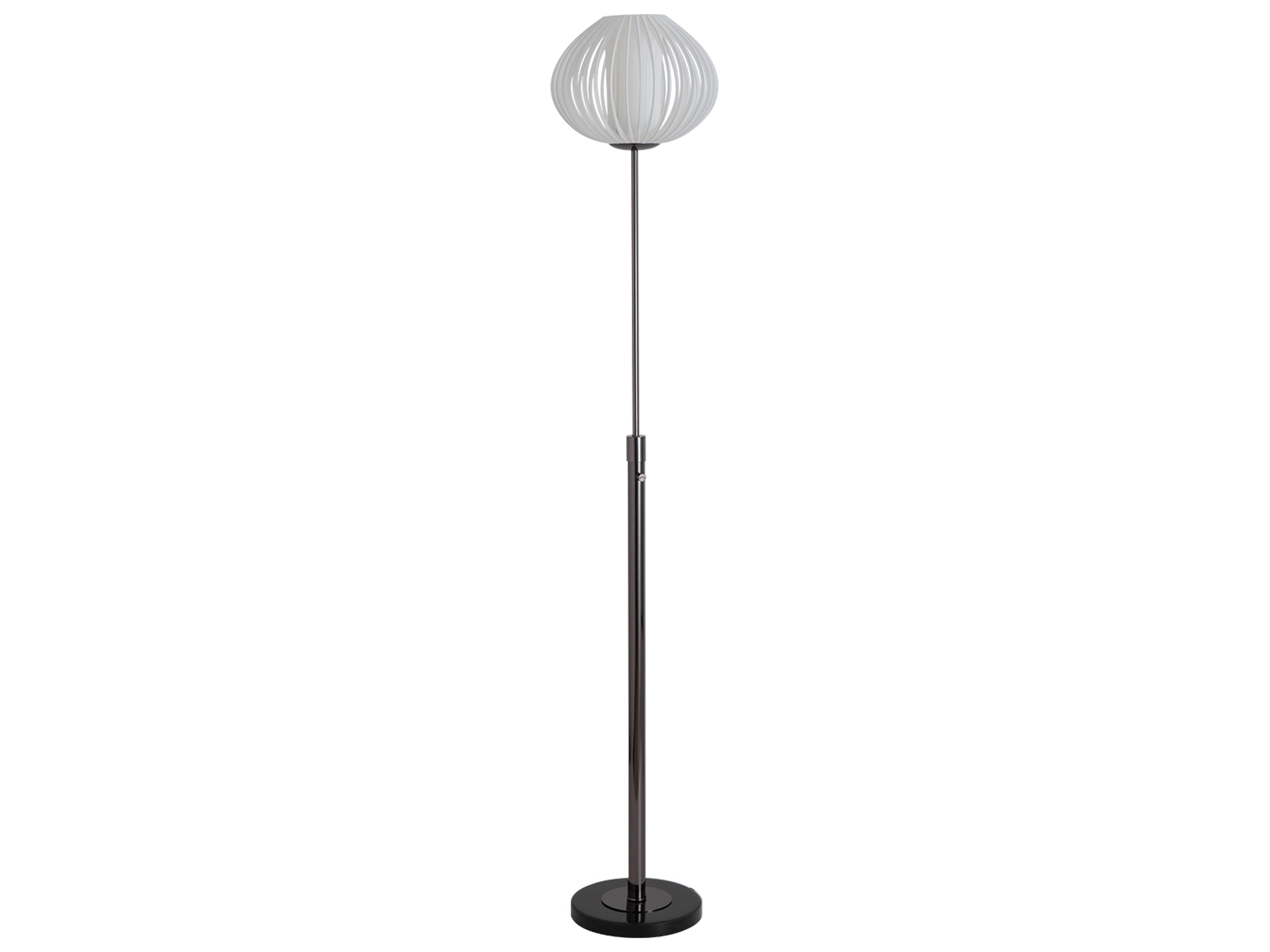 Nova Bloom Black Nickel Floor Lamp