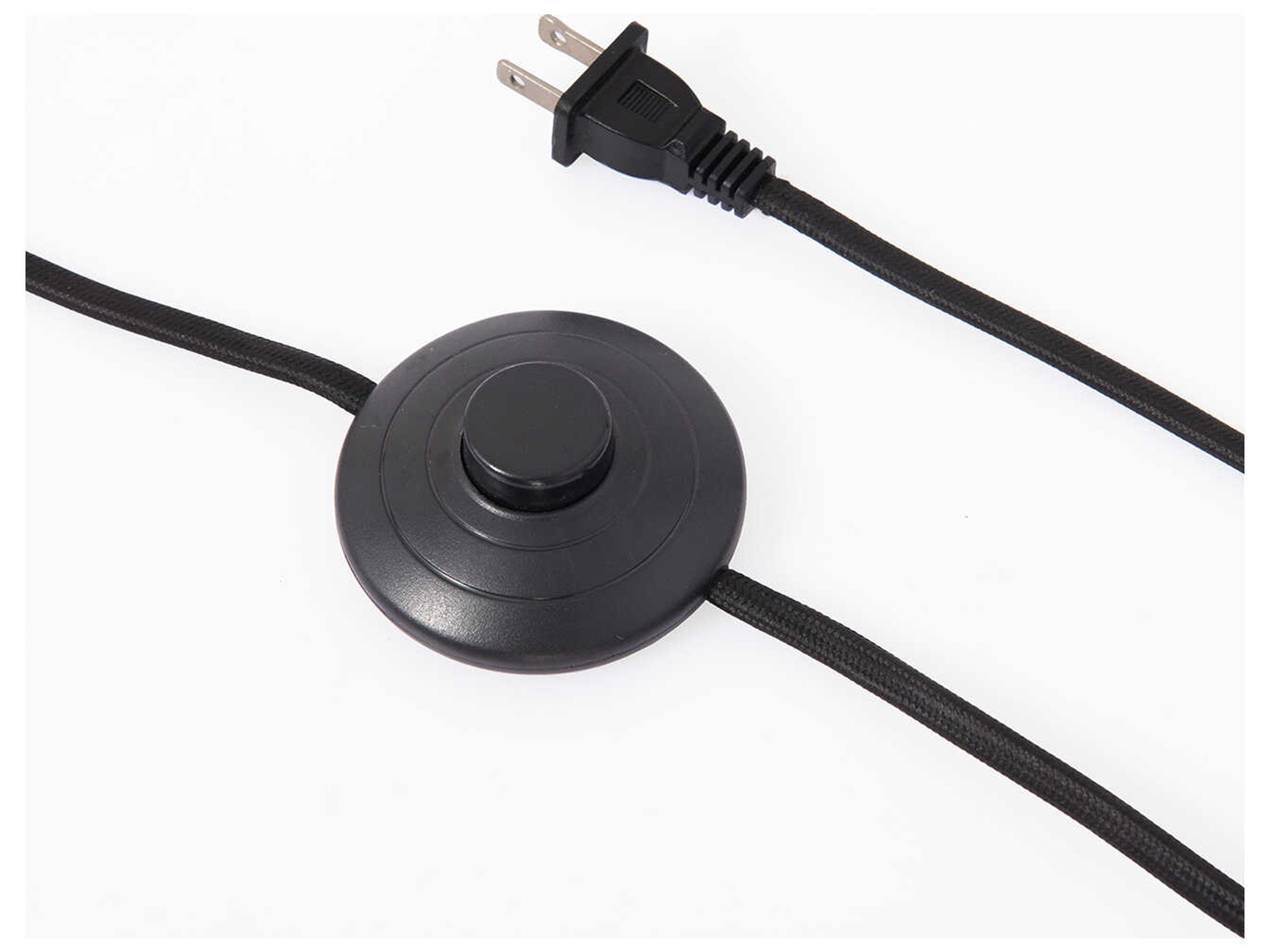 Nova Luna Bella Matte Black Silver Leaf Steel Floor Lamp