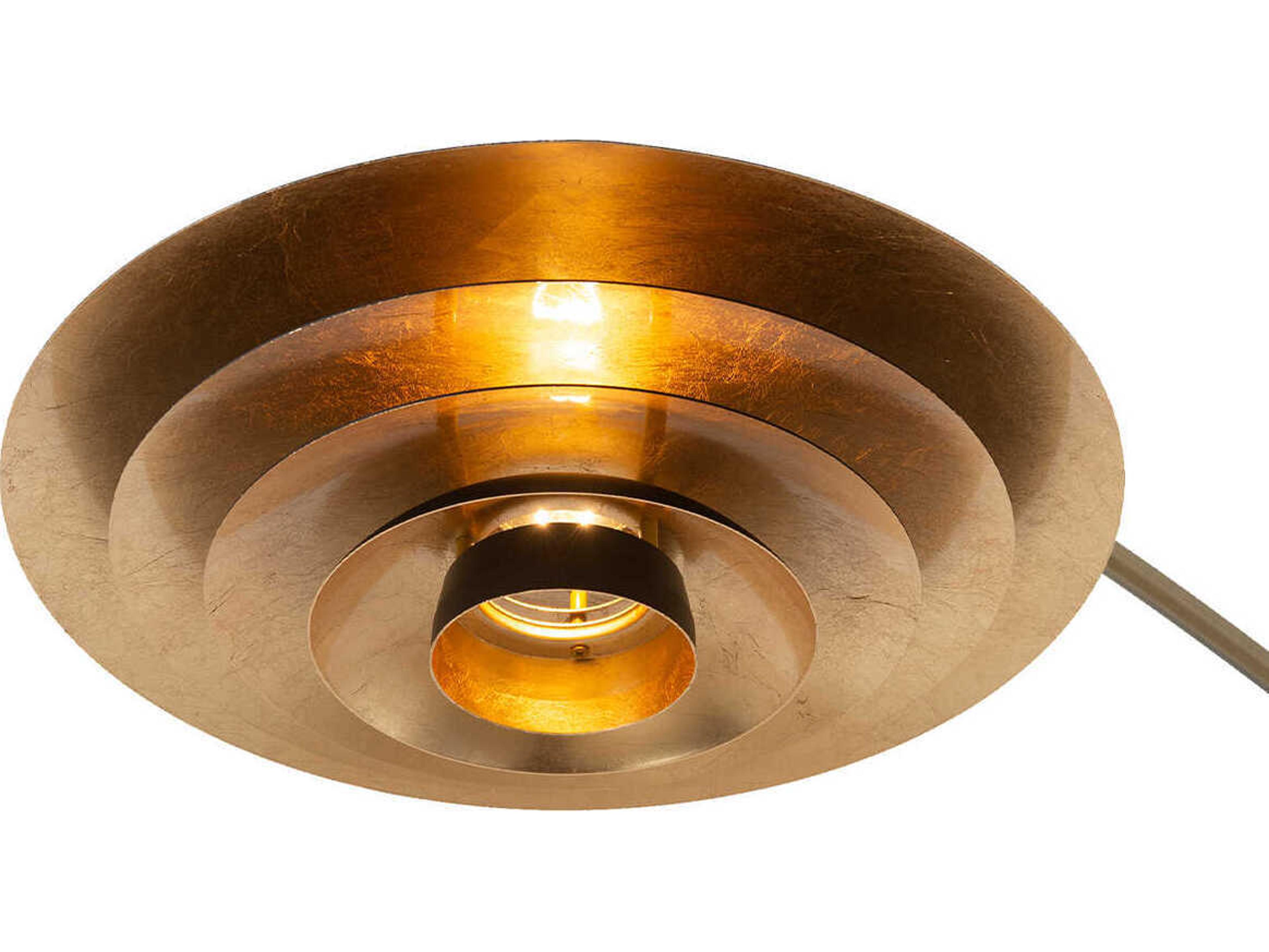 Nova Rancho Mirage Weathered Brass Matte Black Aluminum Floor Lamp