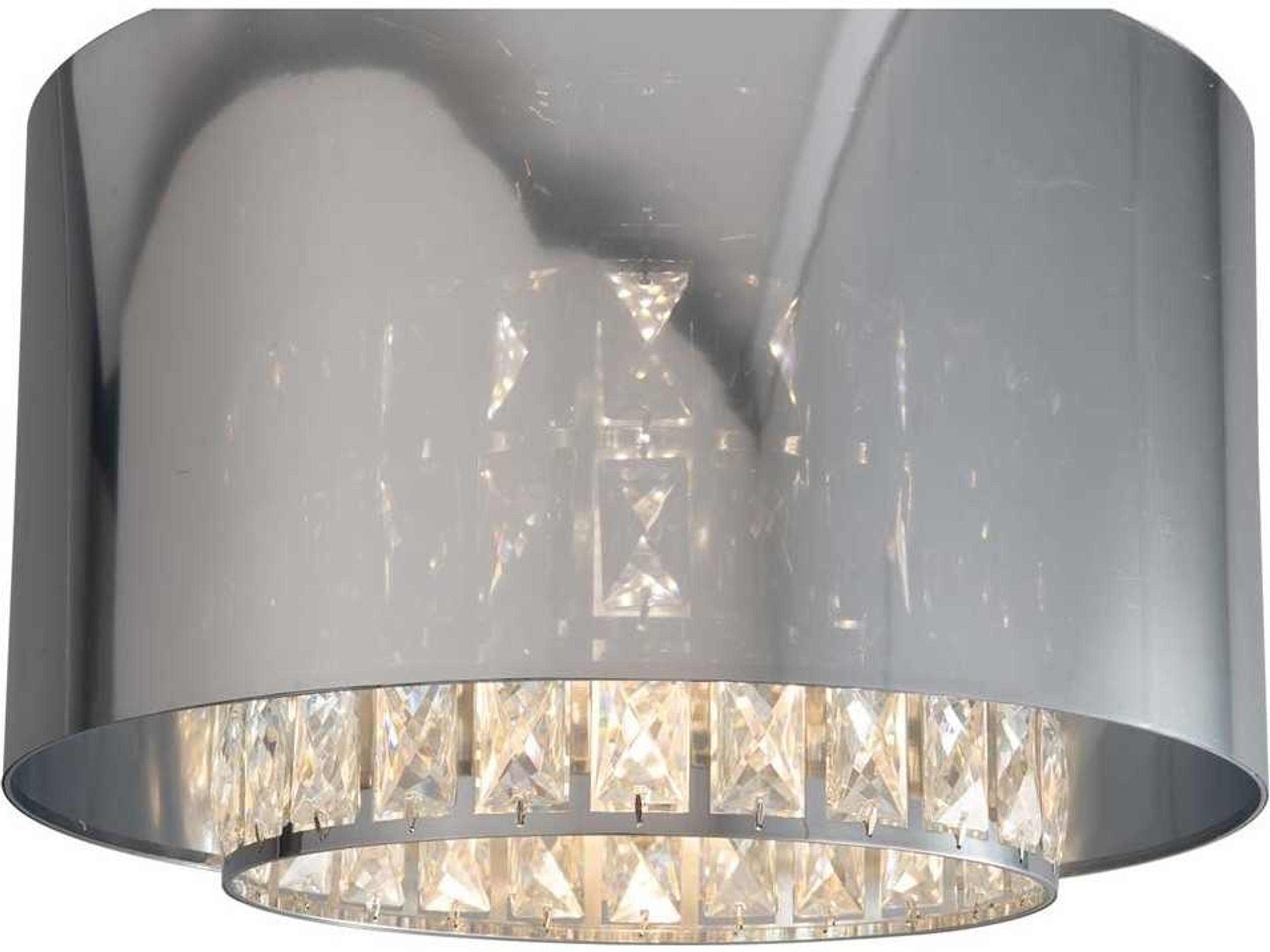 Nova Marilyn Chrome Crystal Floor Lamp