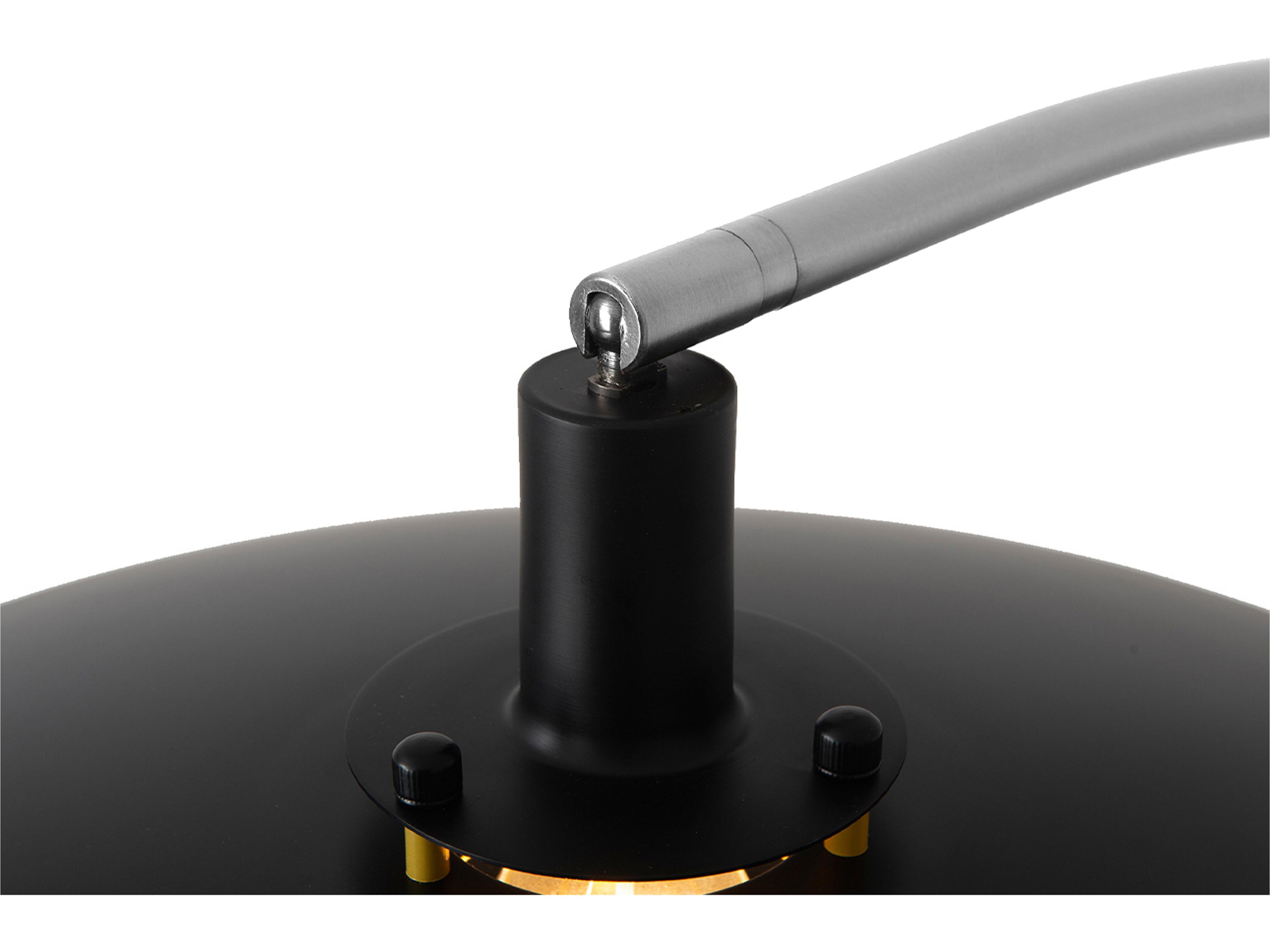 Nova Rancho Mirage Antique Nickel Matte Black Aluminum Floor Lamp