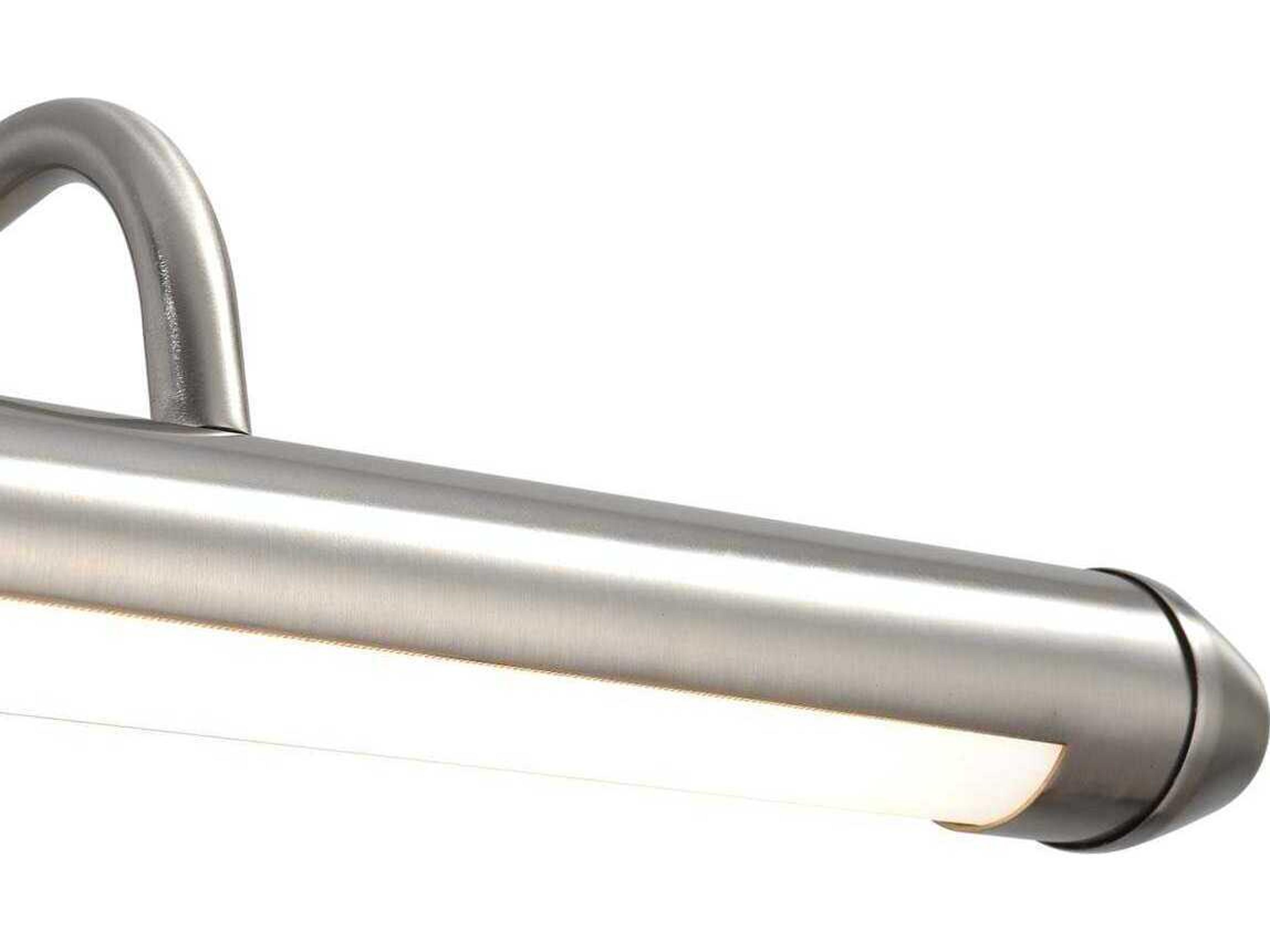 Nova Bradley 1-Light Satin Nickel Picture Light