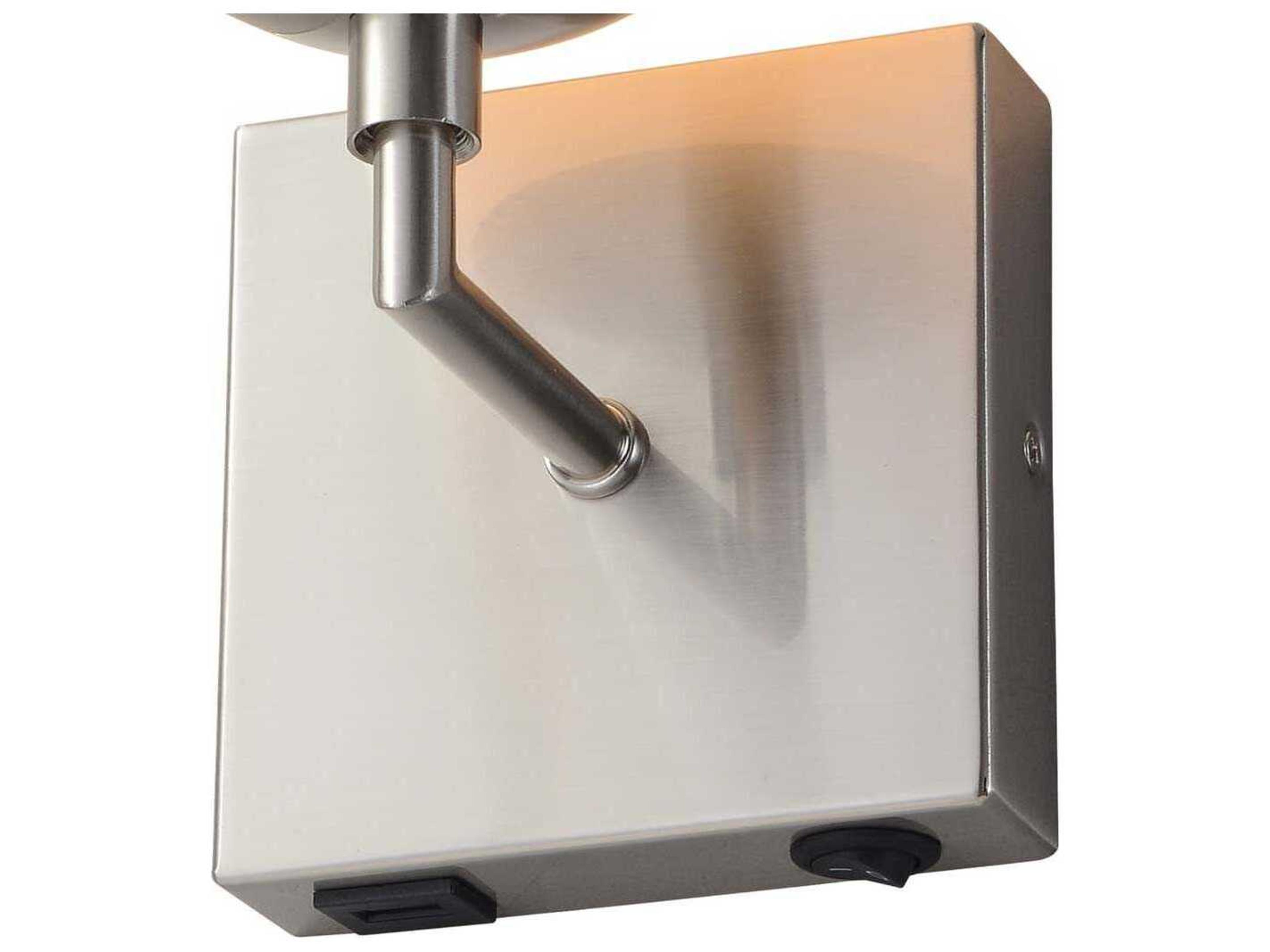Nova 1-Light Satin Nickel Wall Sconce