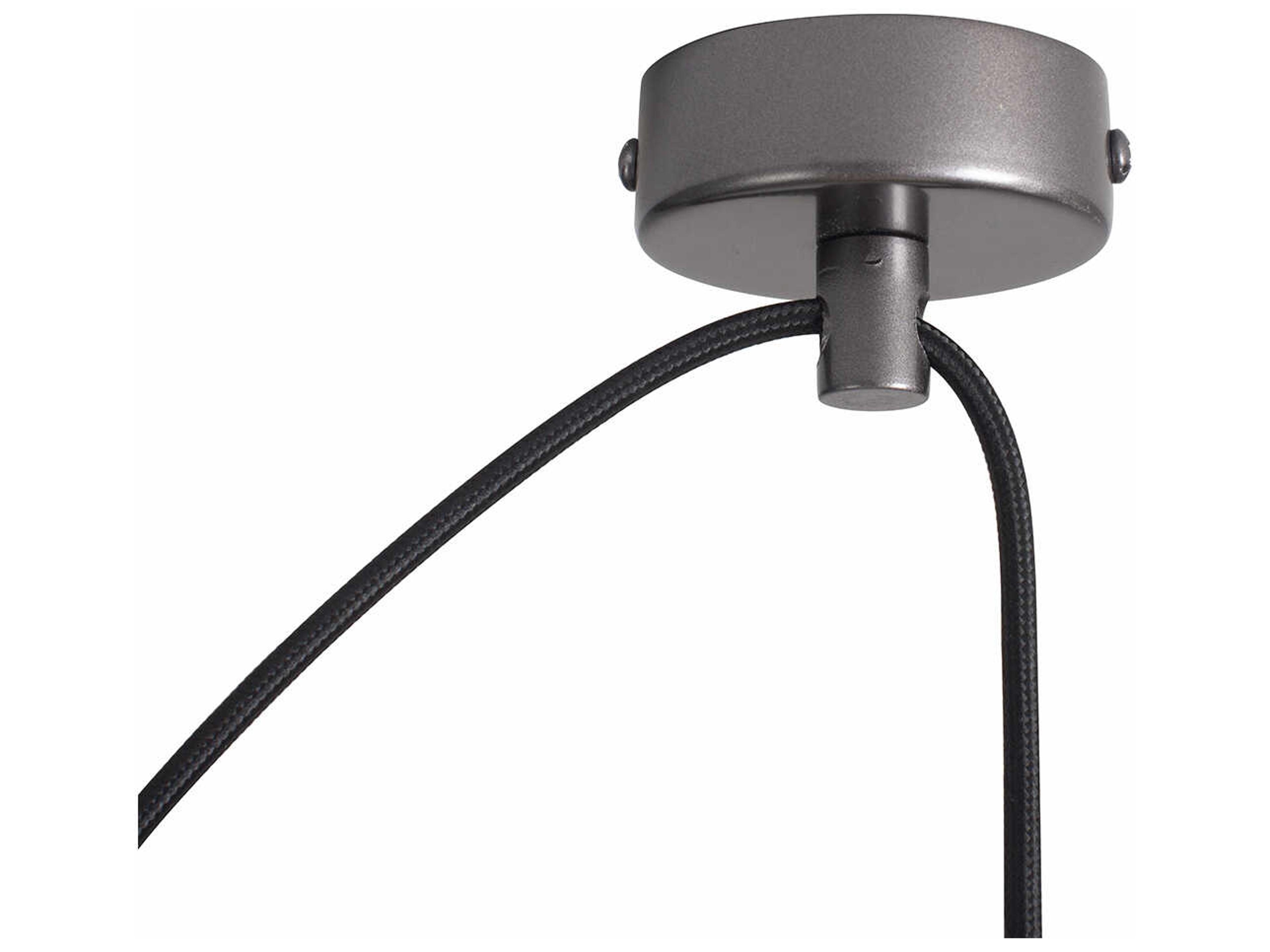 Nova Roswell 1-Light Matte Black Mini Pendant