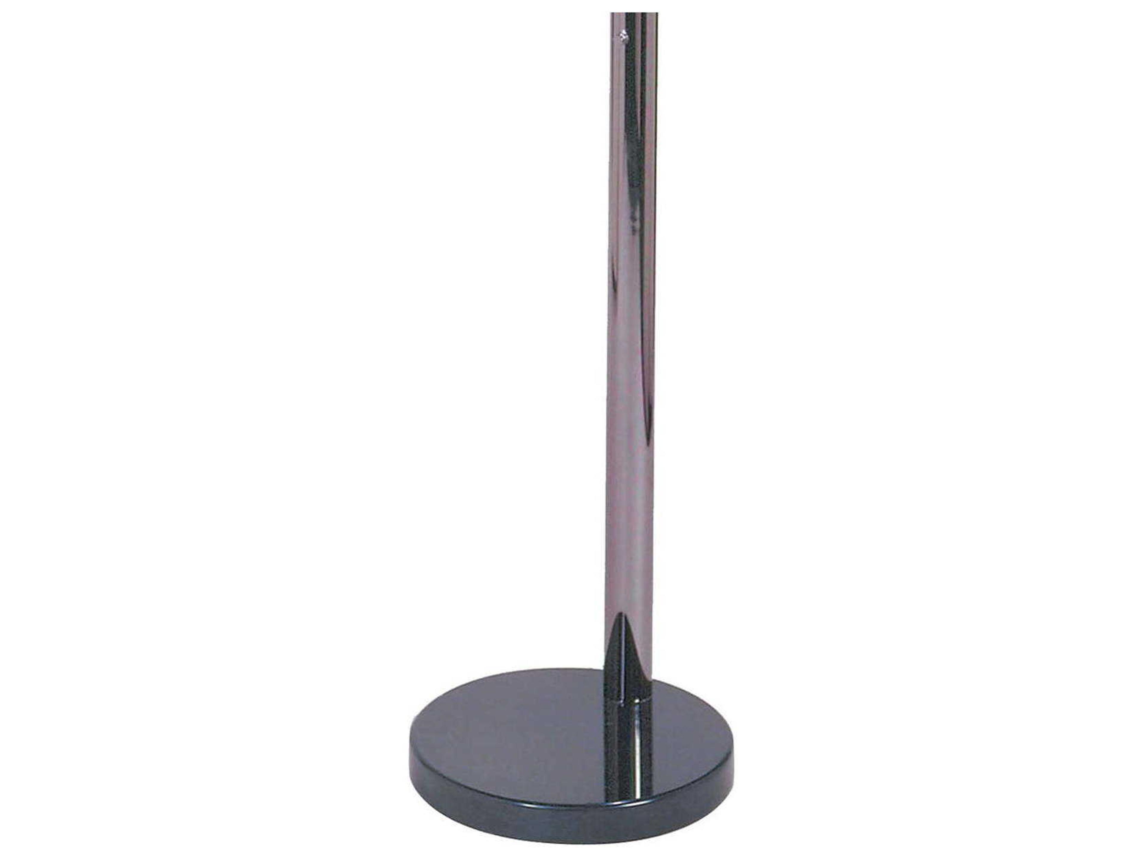 Nova Historical Re-issue Black Nickel Steel Floor Lamp