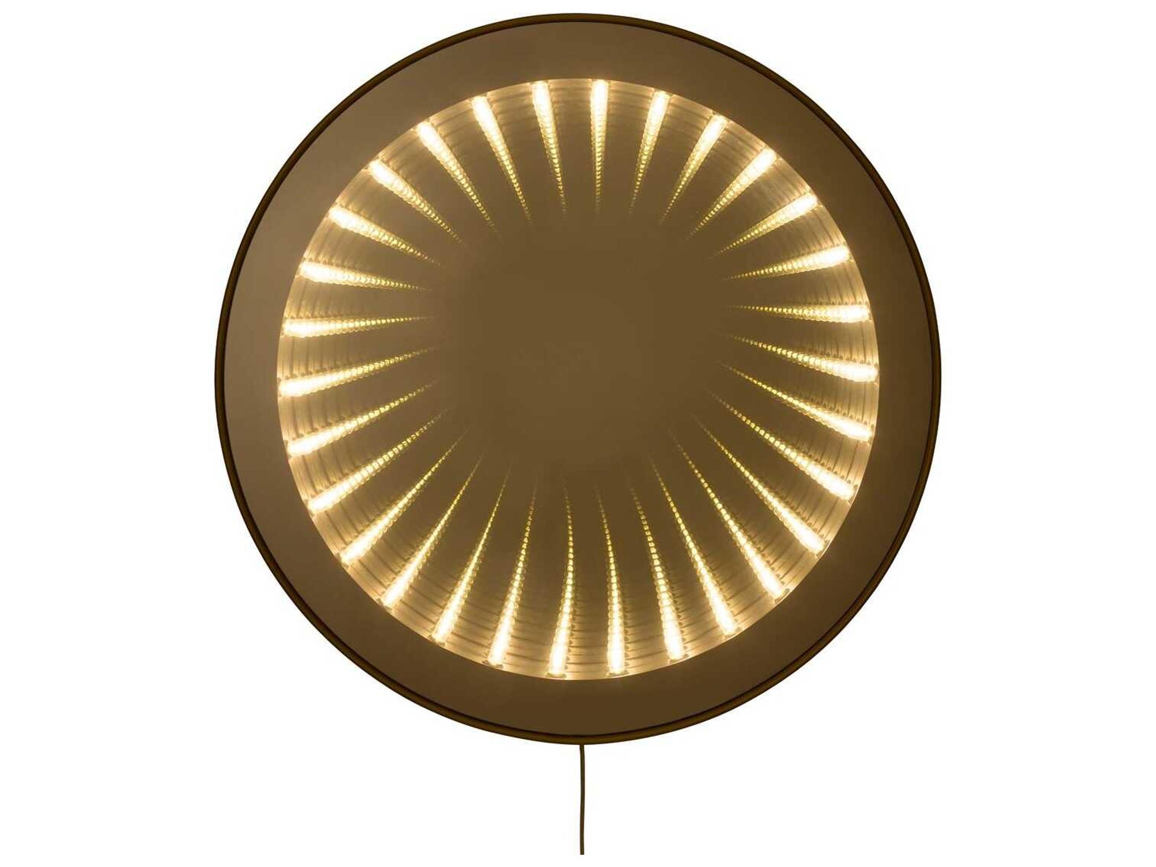 Nova Carnival Round Infinity Wall Mirror