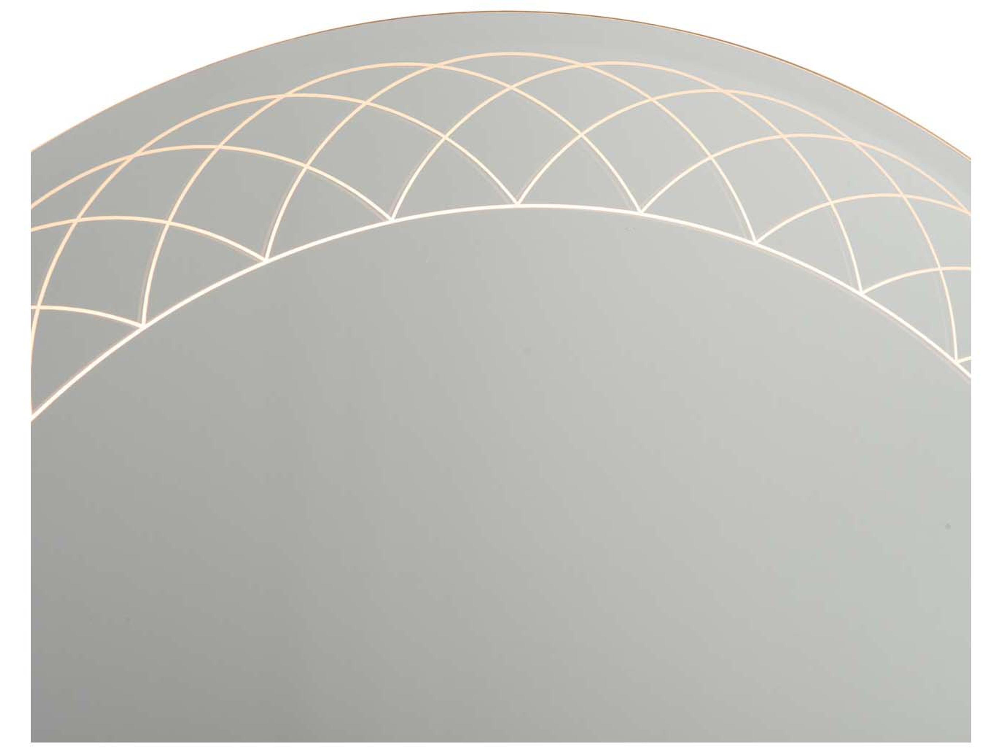 Nova Interlace Chrome Wall Mirror Round