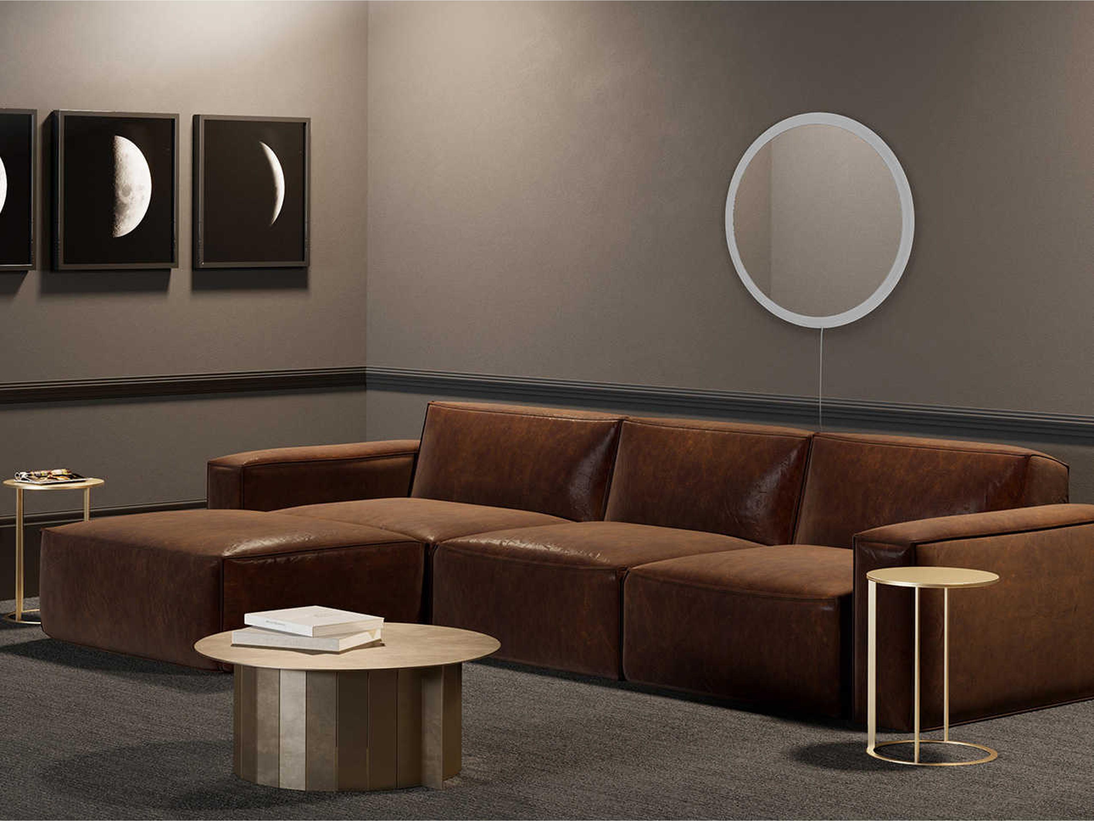 Nova Super Star Chrome Wall Mirror Round