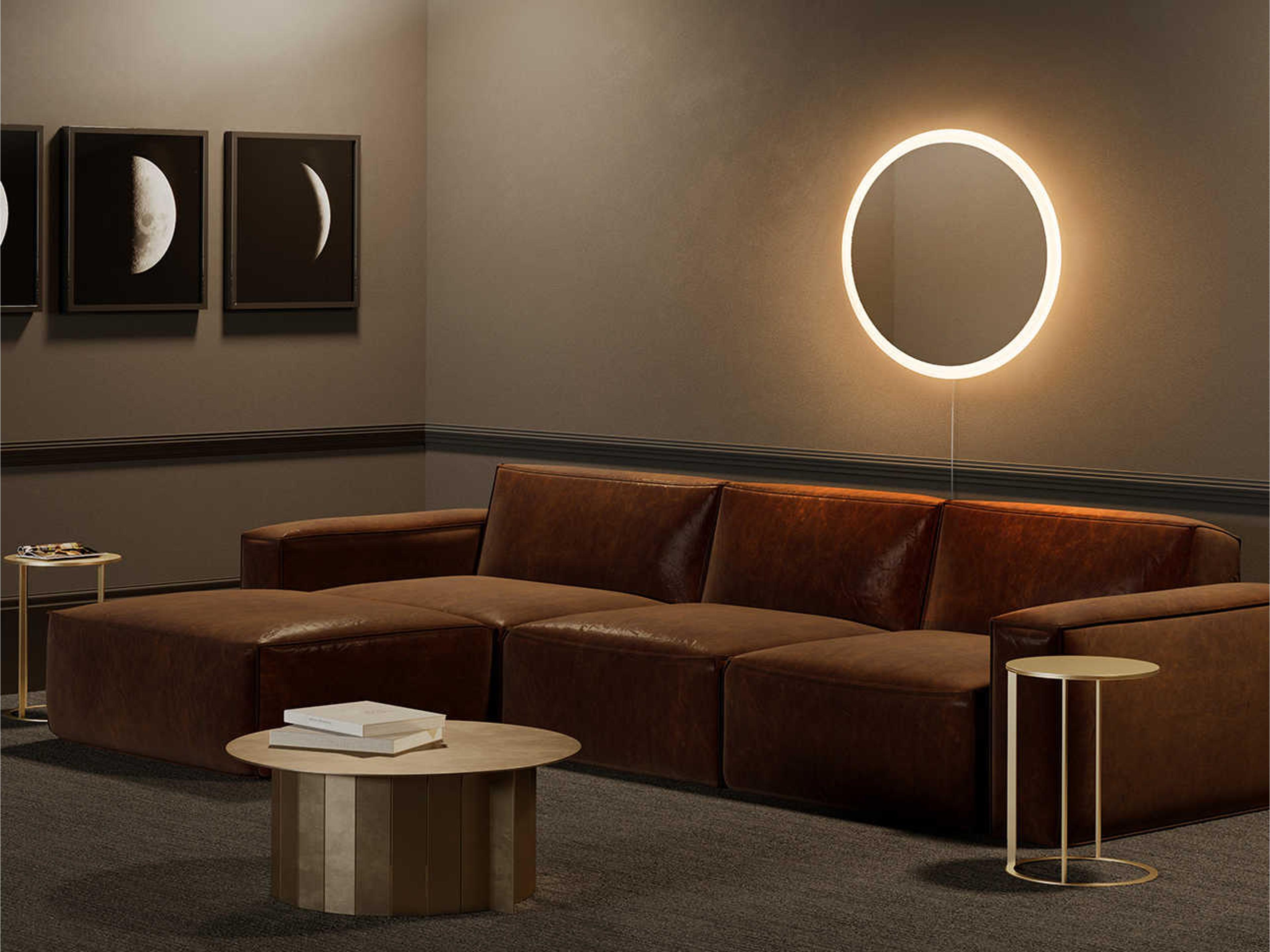 Nova Super Star Chrome Wall Mirror Round