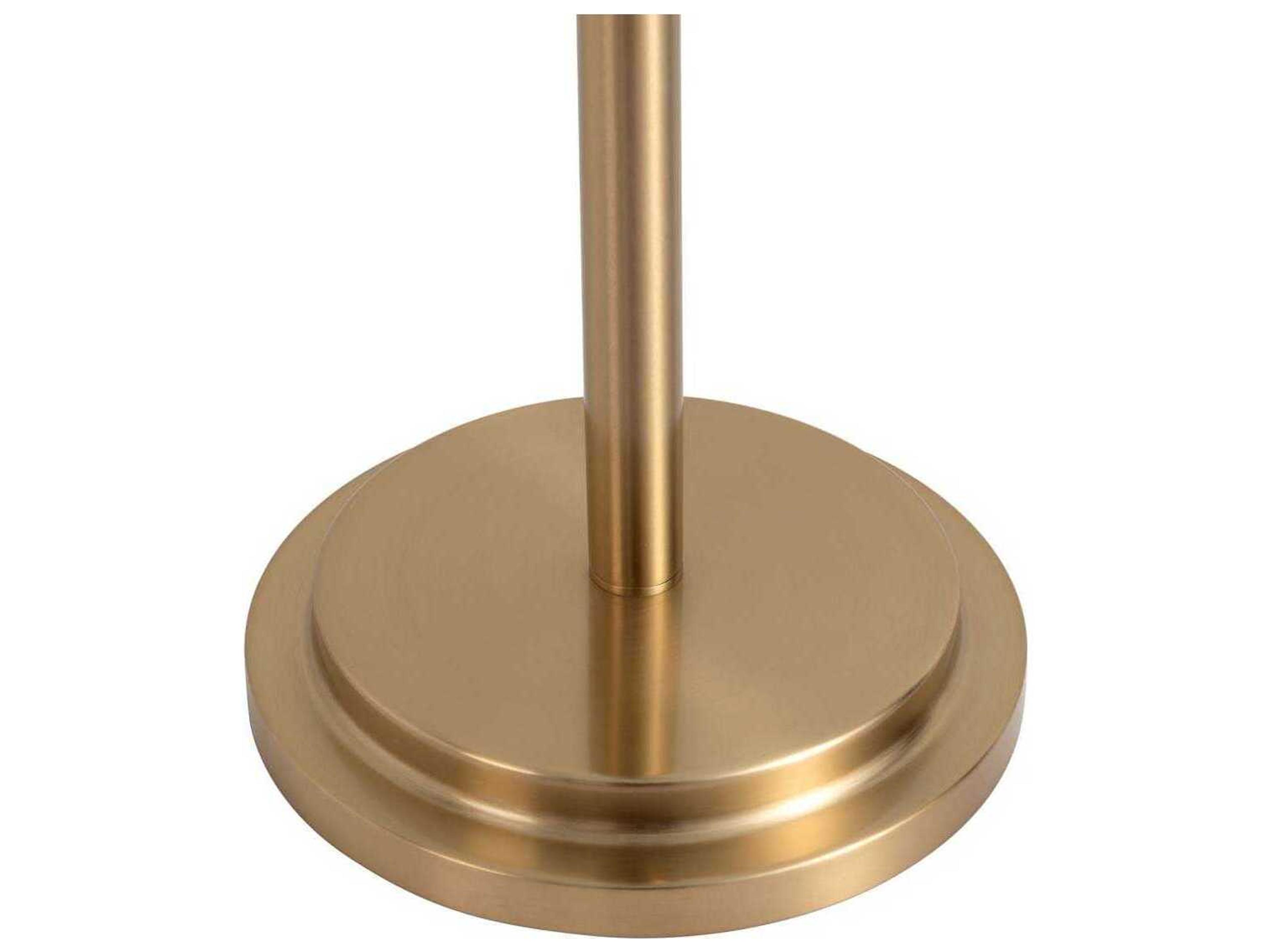Nova Brushed Brass Floor Stand Hand Sanitizer Dispenser