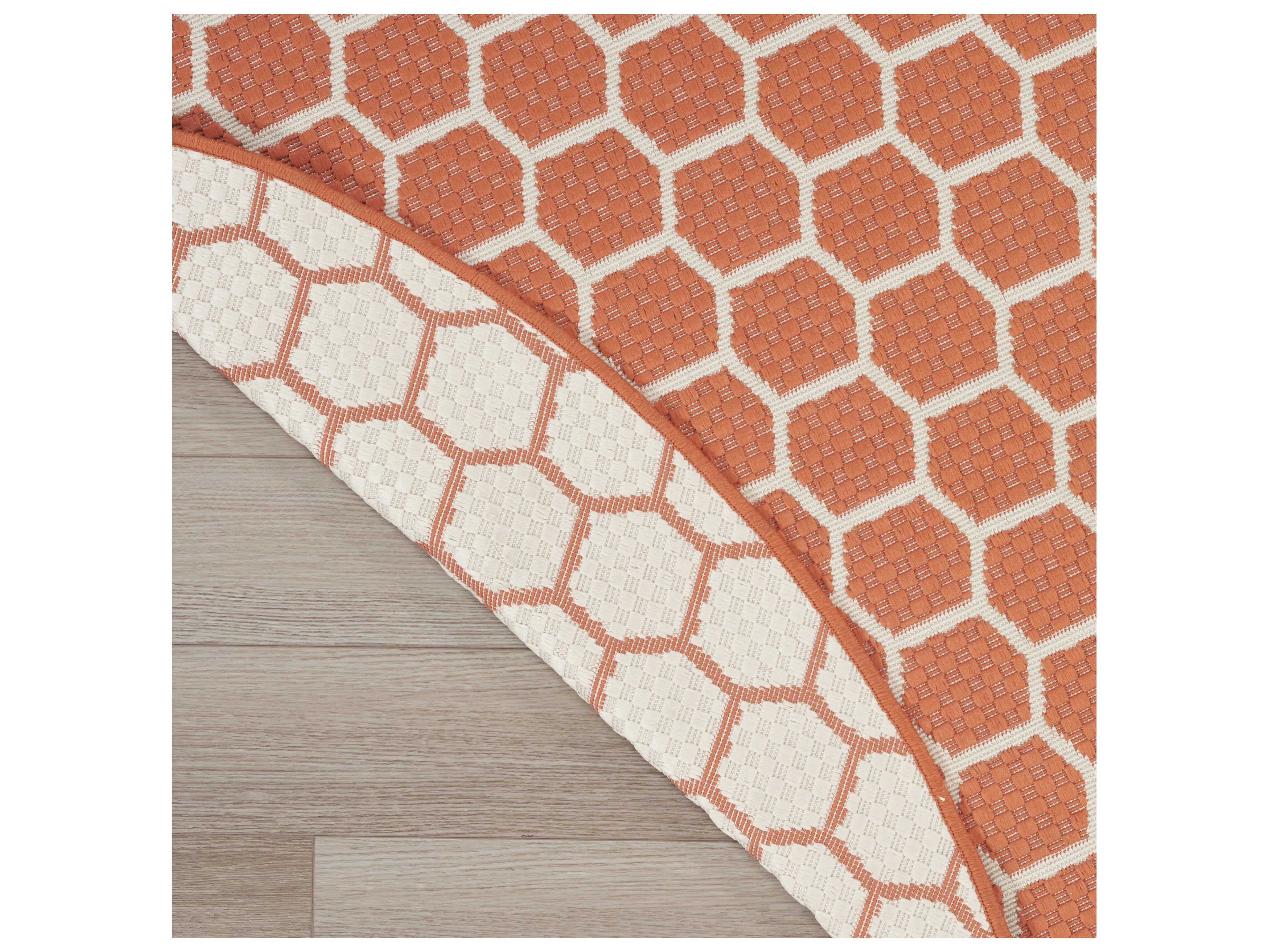 Nourison Twist Reversible Geometric Area Rug