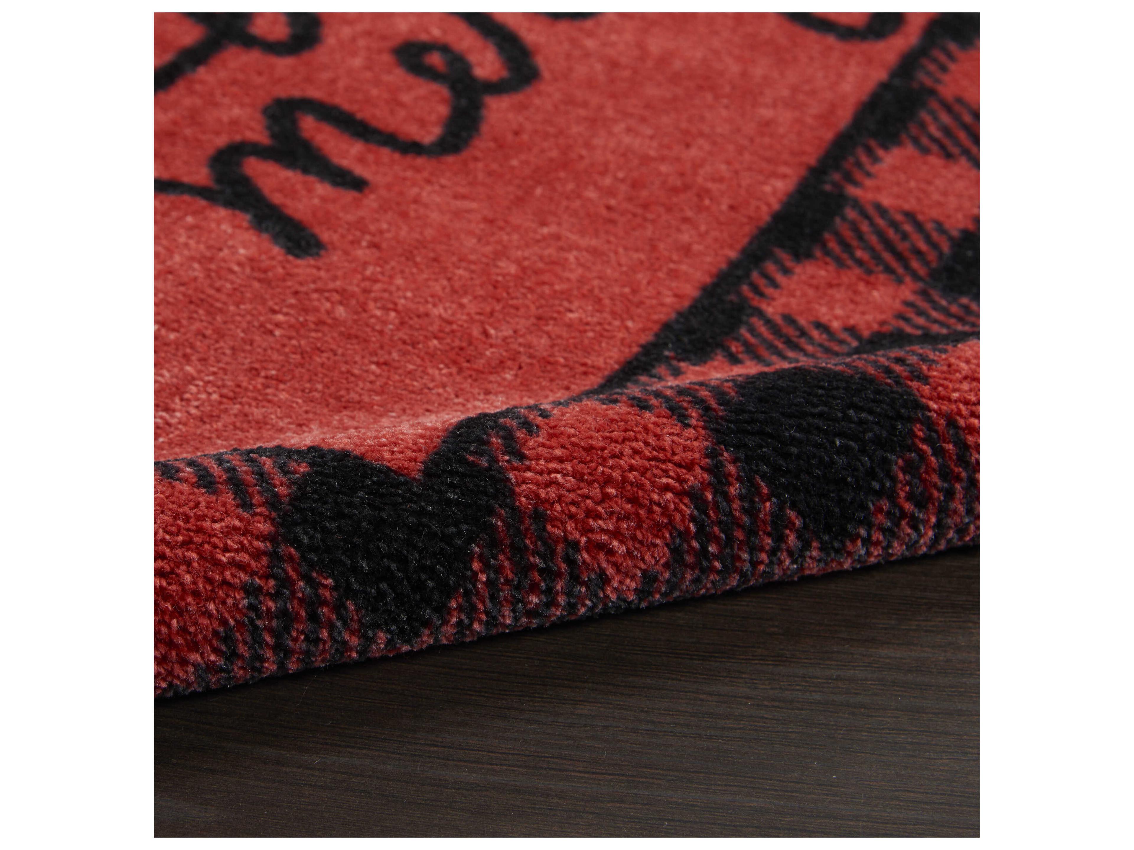 Nourison Accent Decor Xmas Rectangular Area Rug