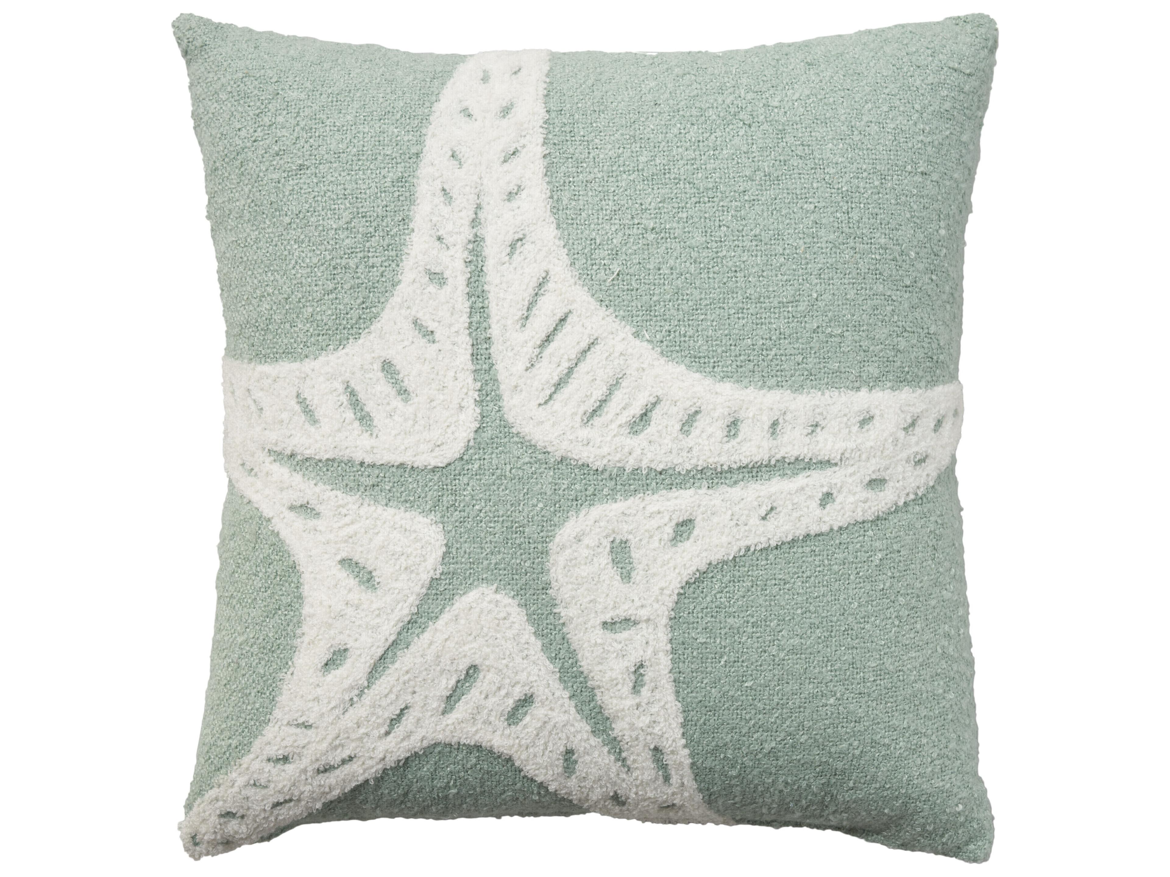 Mina Victory Outdoor Towel Starfish Pillow