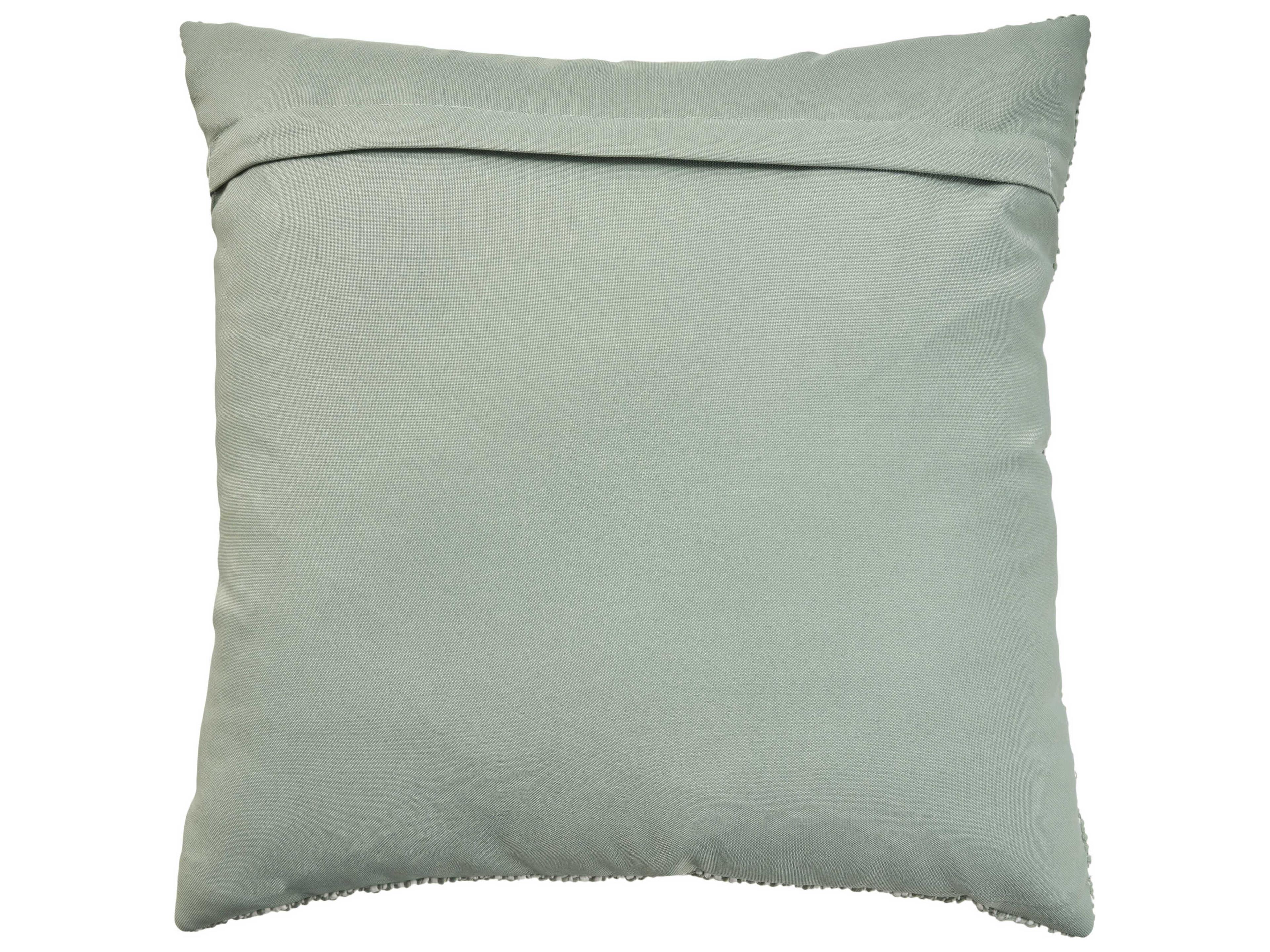 Nourison Mina Victory Outdoor Aqua Basketweave Pillow