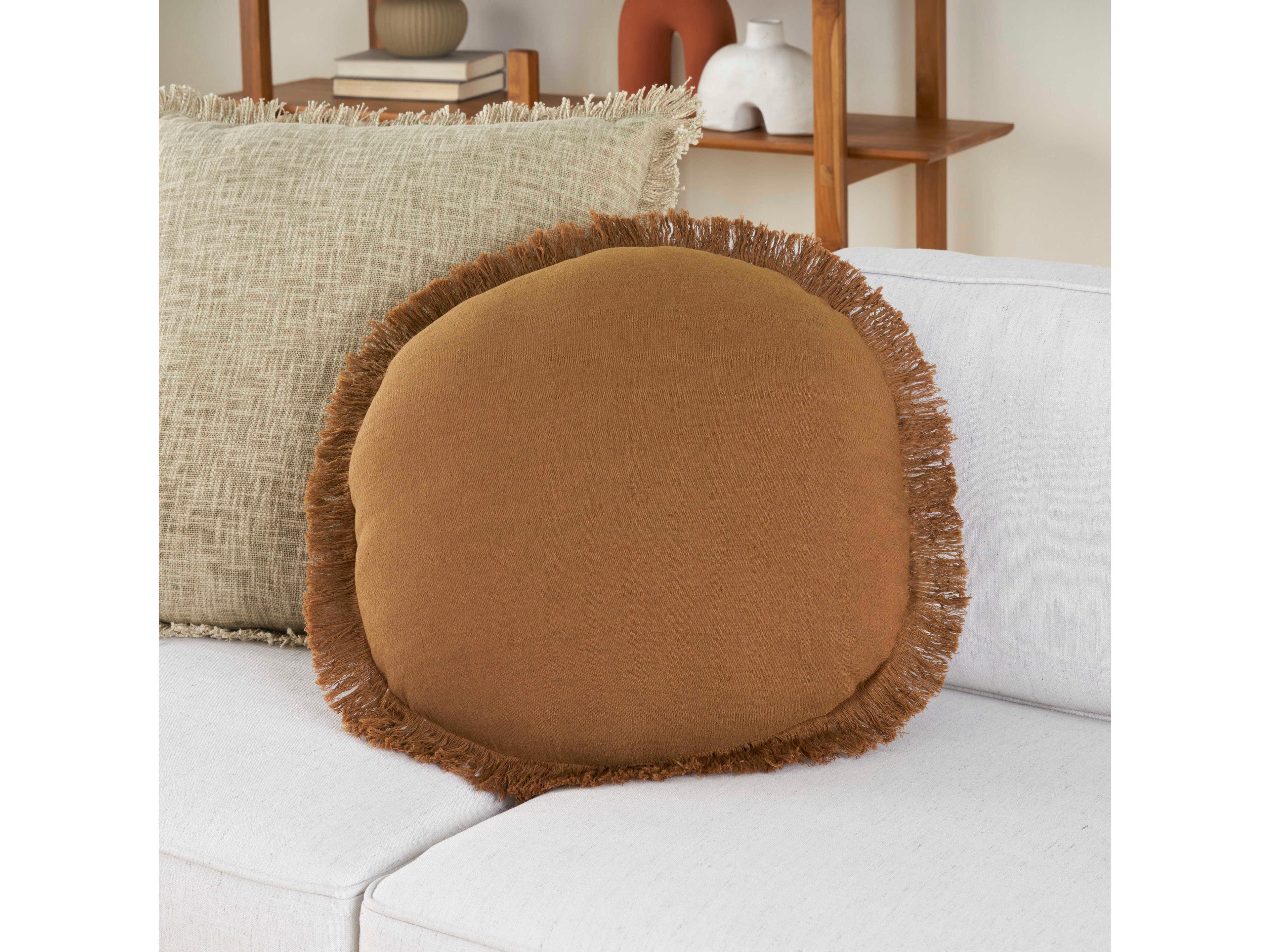 Nourison Mina Victory Sofia Round Pillow