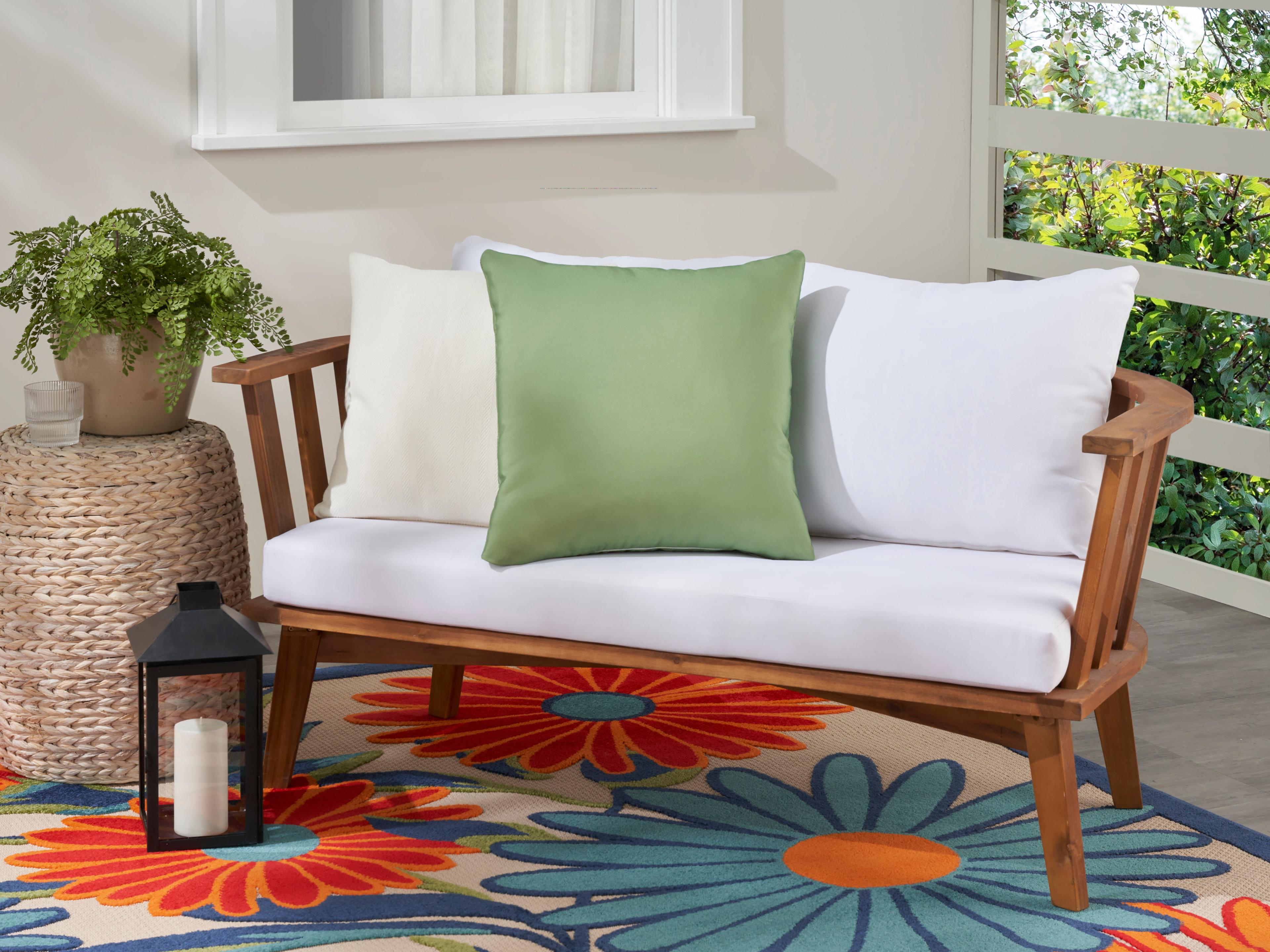 Nourison Mina Victory Aloha Green 20" x 20" Pillow