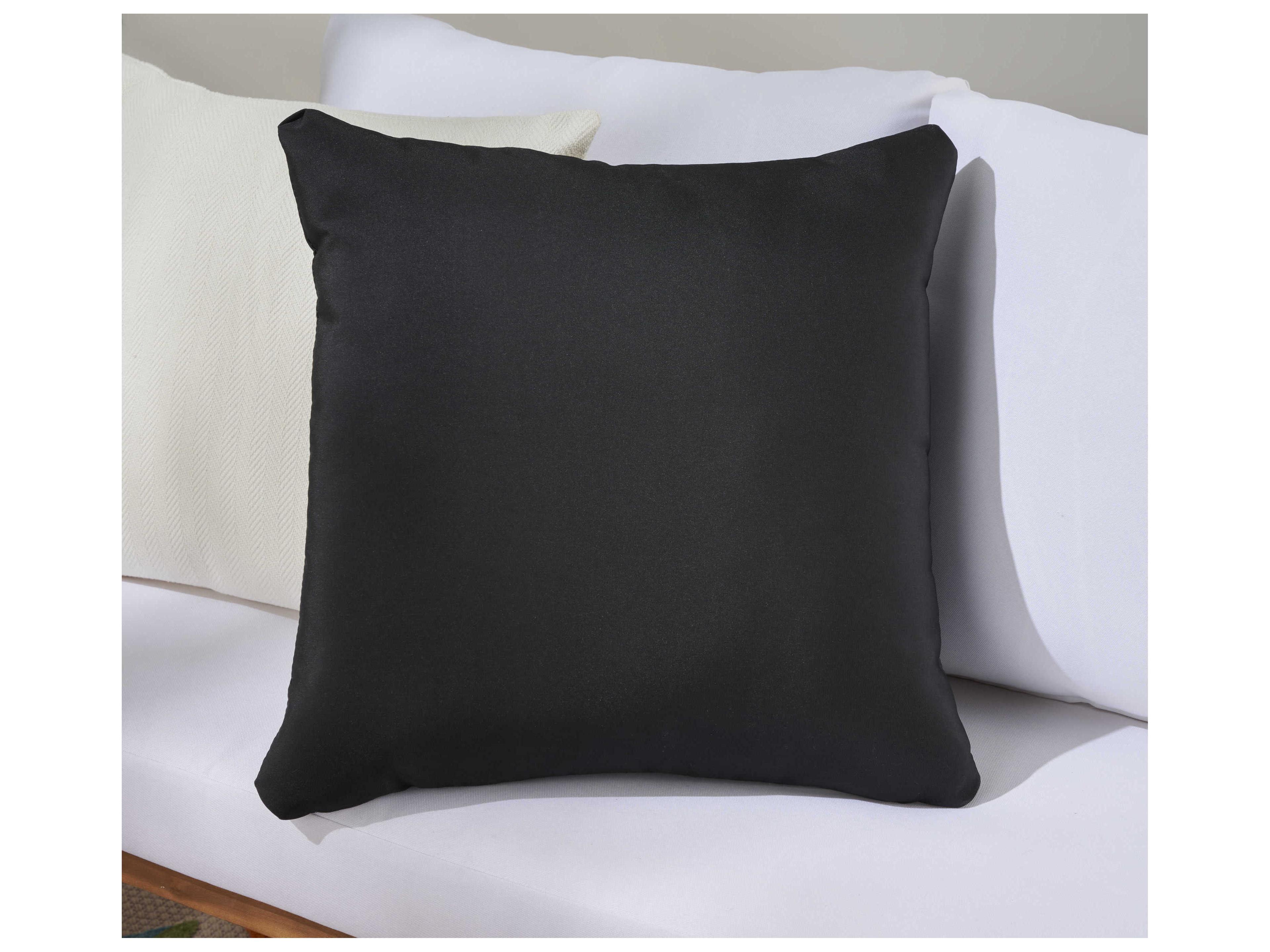 Nourison Mina Victory Aloha Black 20" x 20" Pillow