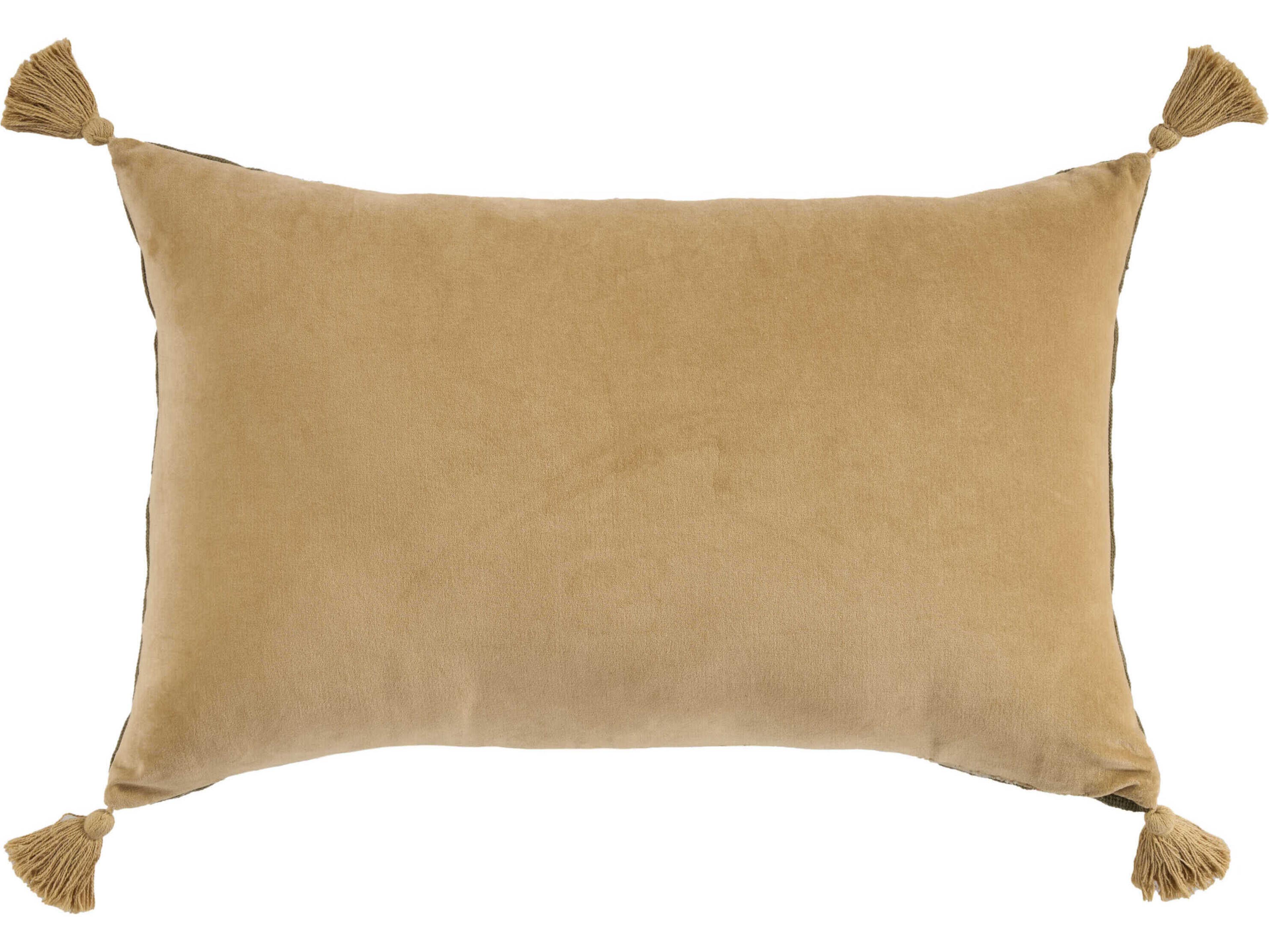 Nourison Mina Victory Vintage Floral Center 20" x 30" Sage Pillow