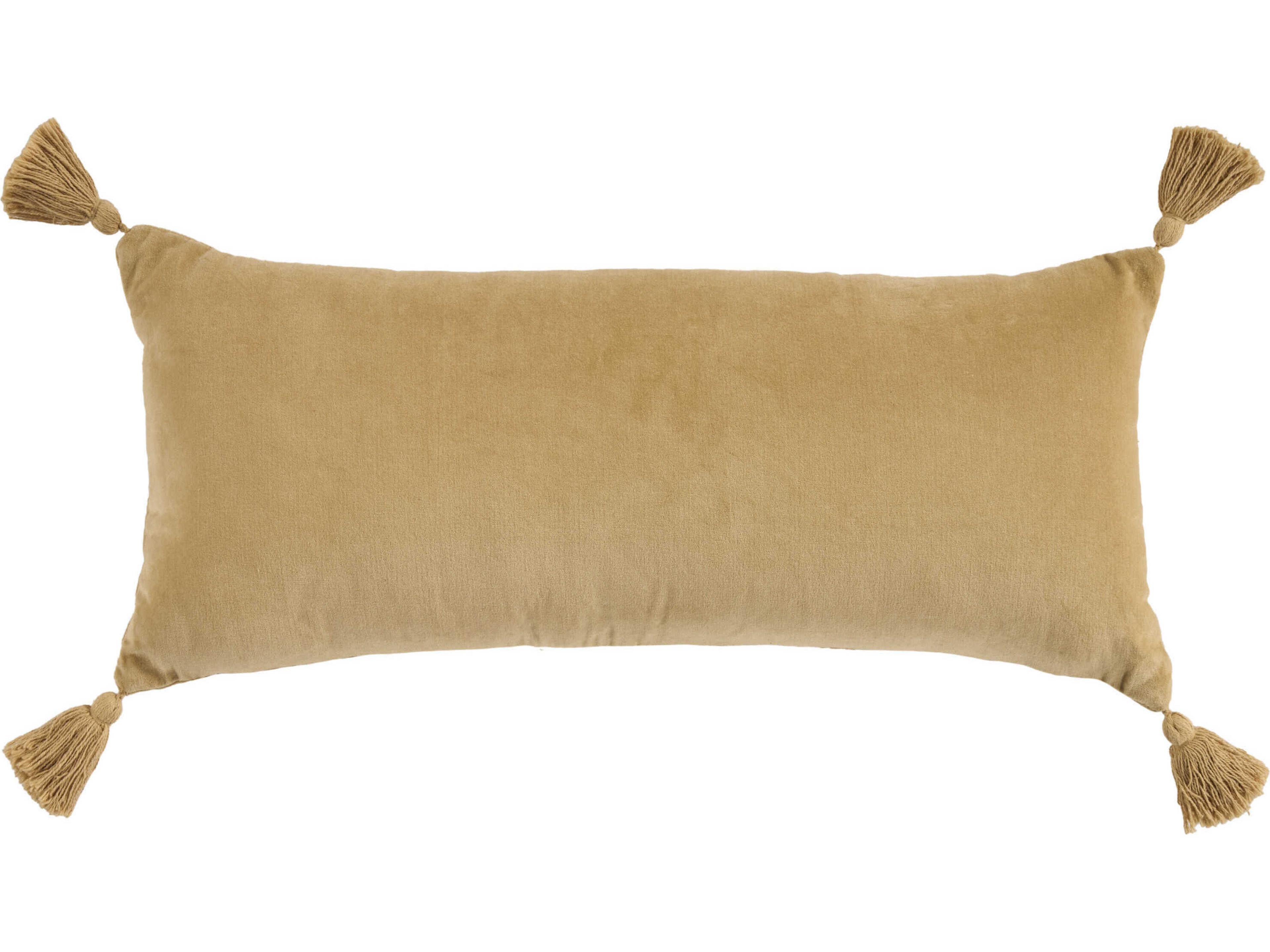 Nourison Mina Victory Vintage Floral Stripes 13" x 27" Seafoam Pillow