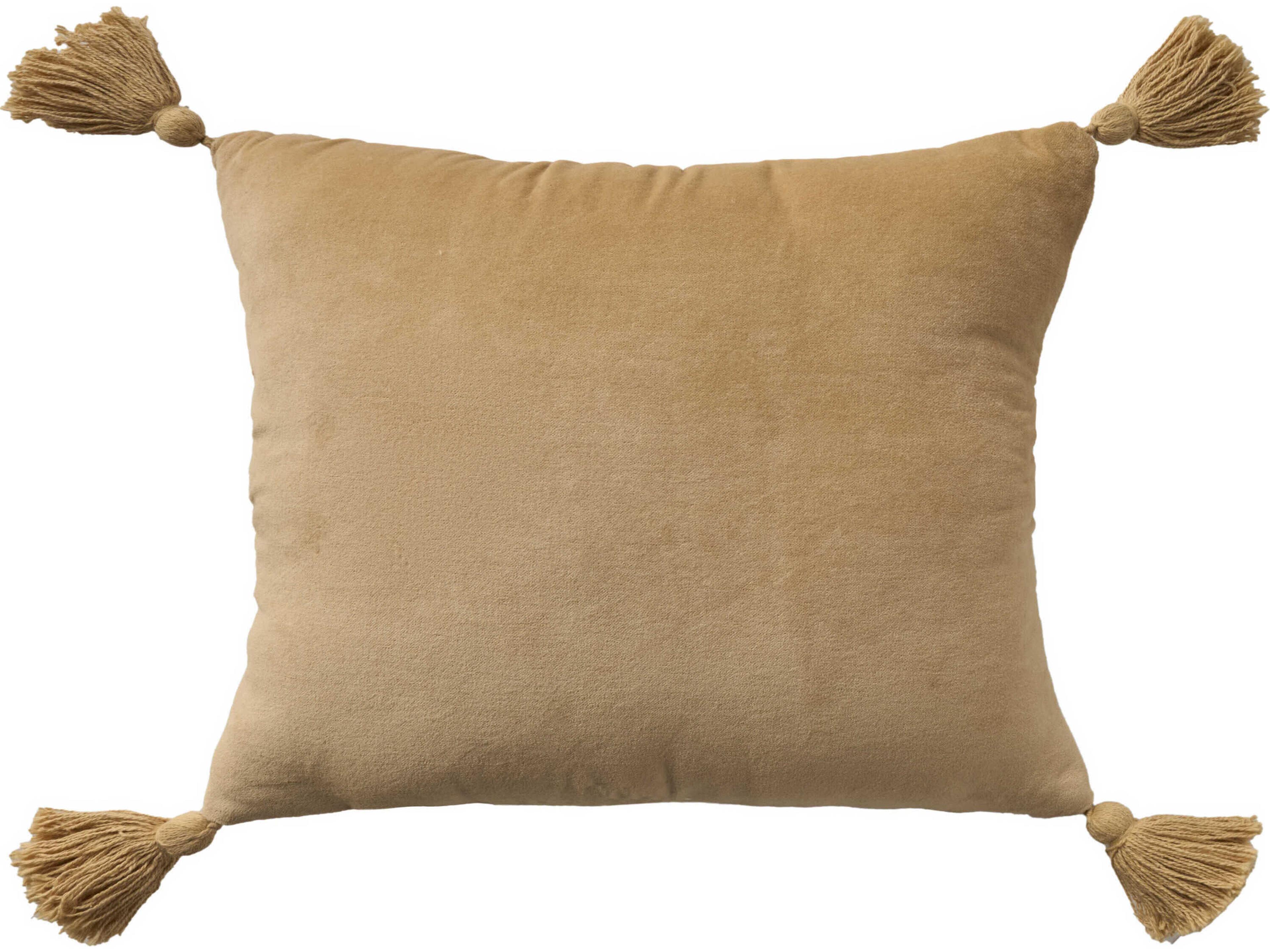 Nourison Mina Victory Vintage Floral Center 14" x 18" Rust Pillow