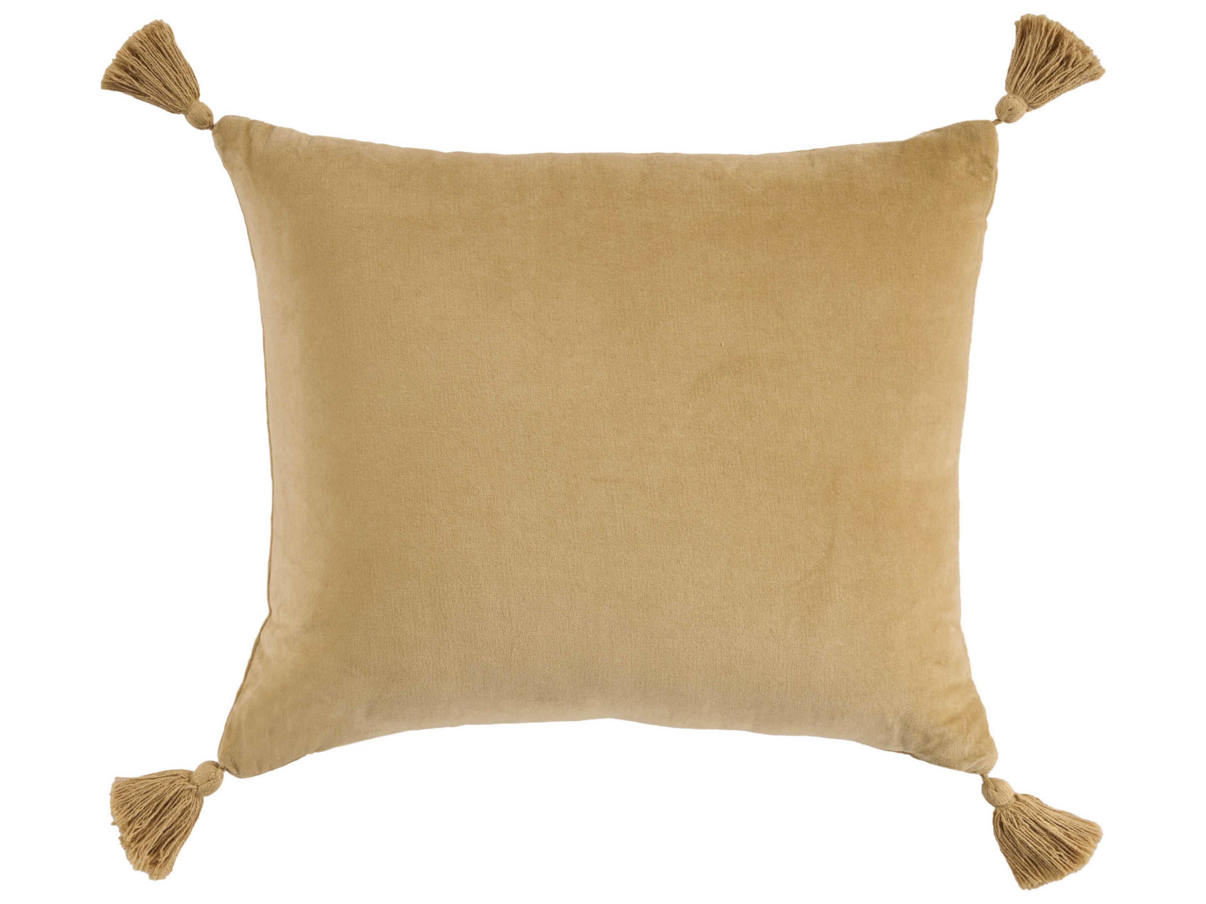 Nourison Mina Victory Vintage Ducks 22" x 26" Beige Pillow