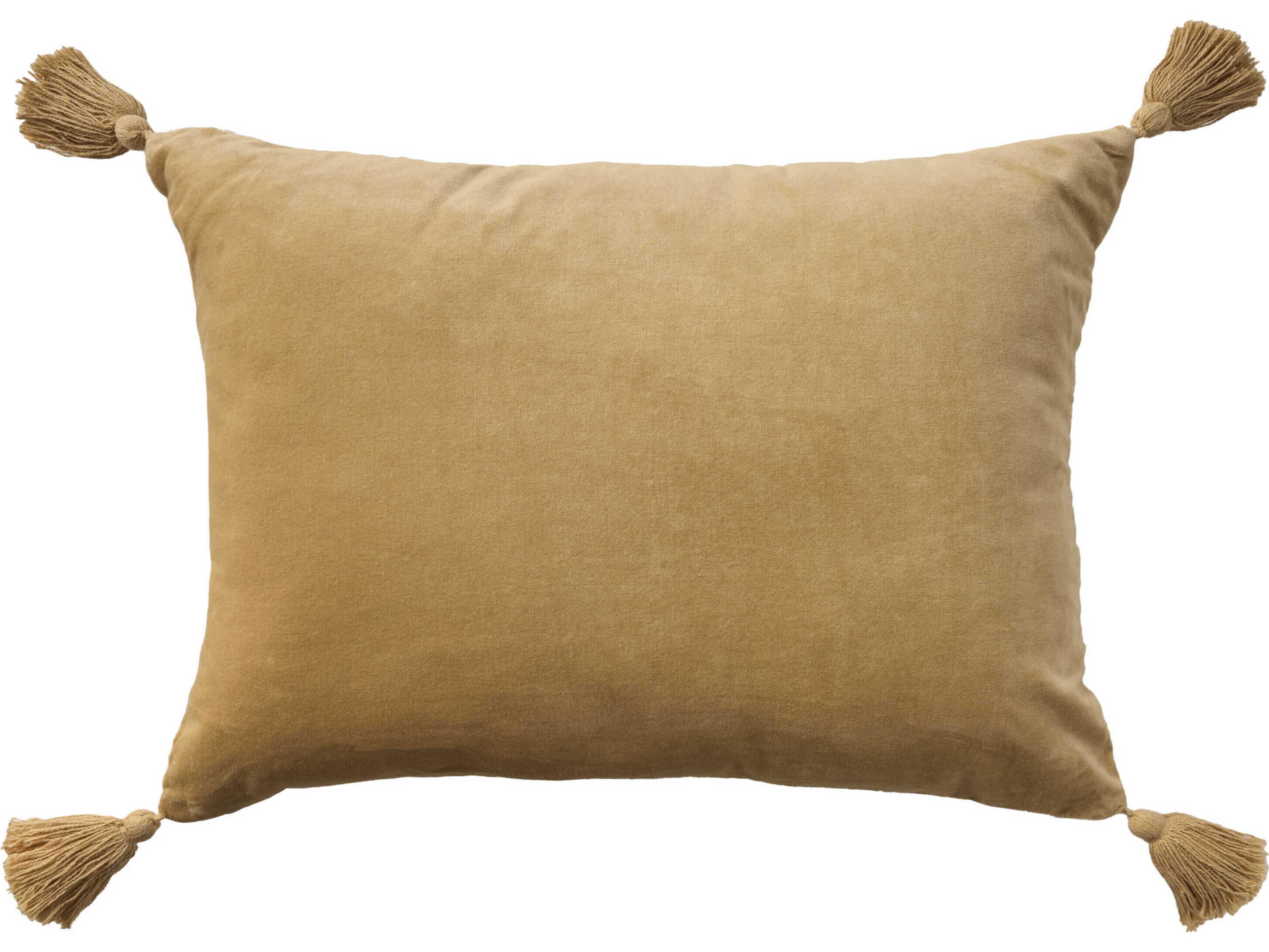 Nourison Mina Victory Vintage Tiger 19" x 23" Beige Pillow