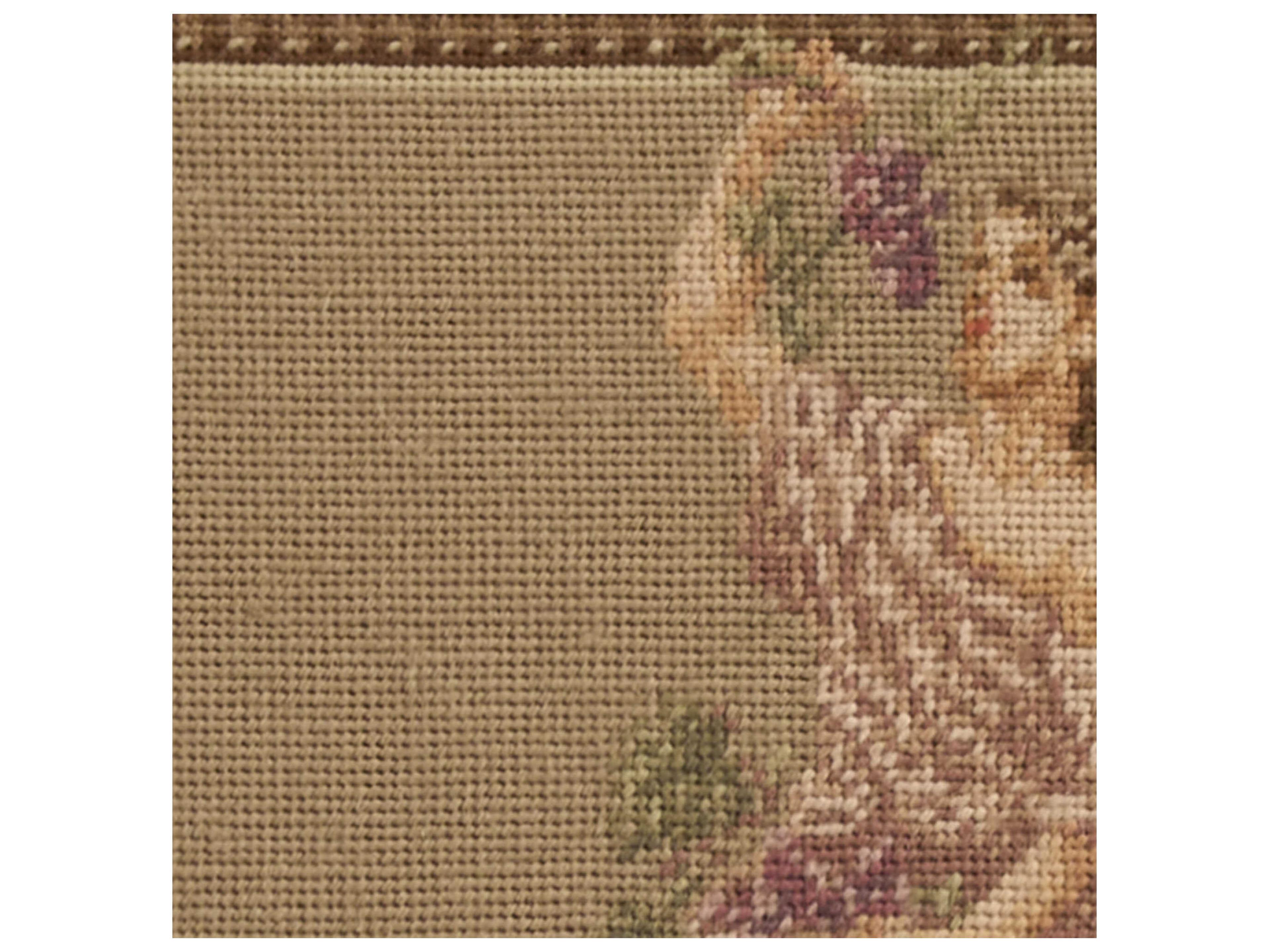 Nourison Mina Victory Vintage Roman Lady & Cherubs 19" x 25" Taupe Pillow