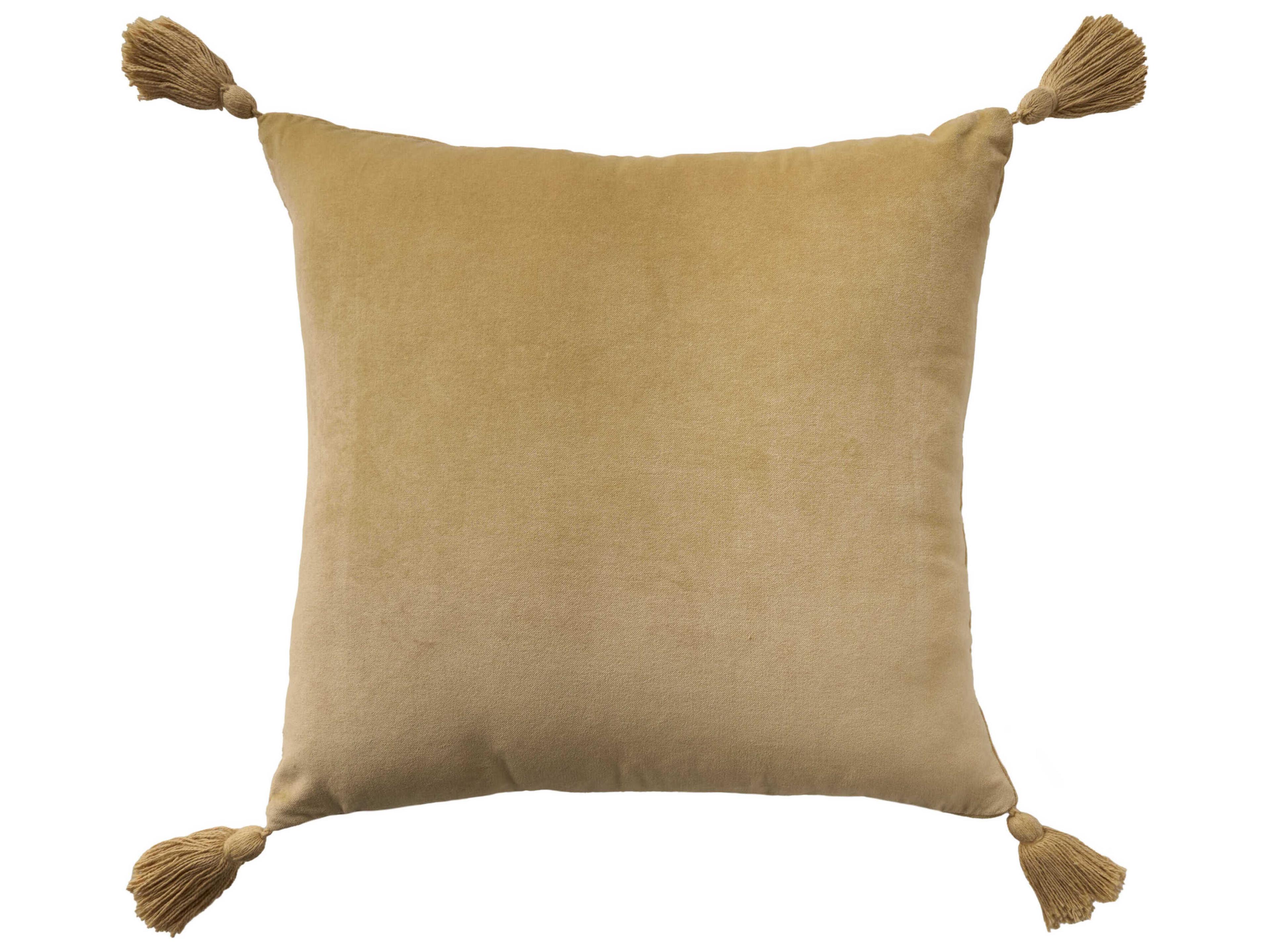 Nourison Mina Victory Vintage Floral Bouquet 25" x 25" Beige Pillow