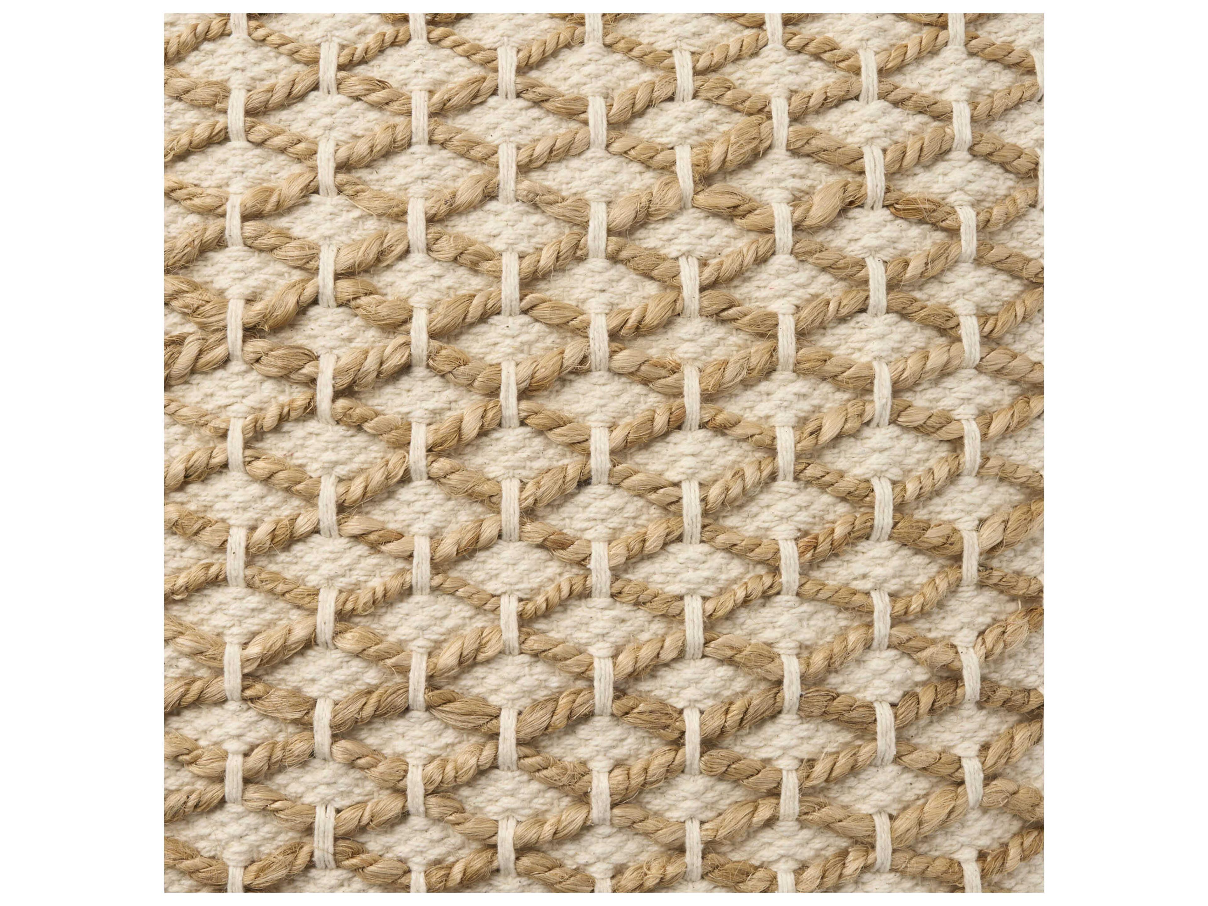 Nourison Lifestyle Jute & Cotton Weave Throw Pillow