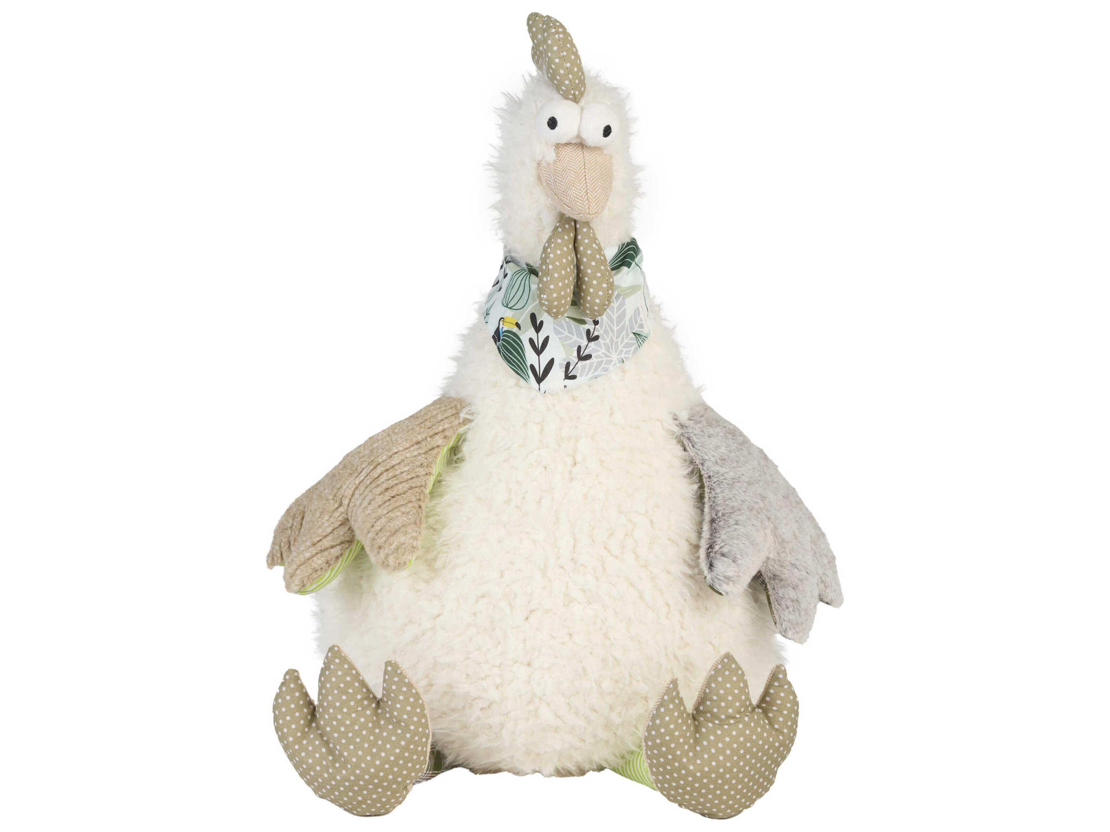 Mina Victory Rooster Ivory Plush