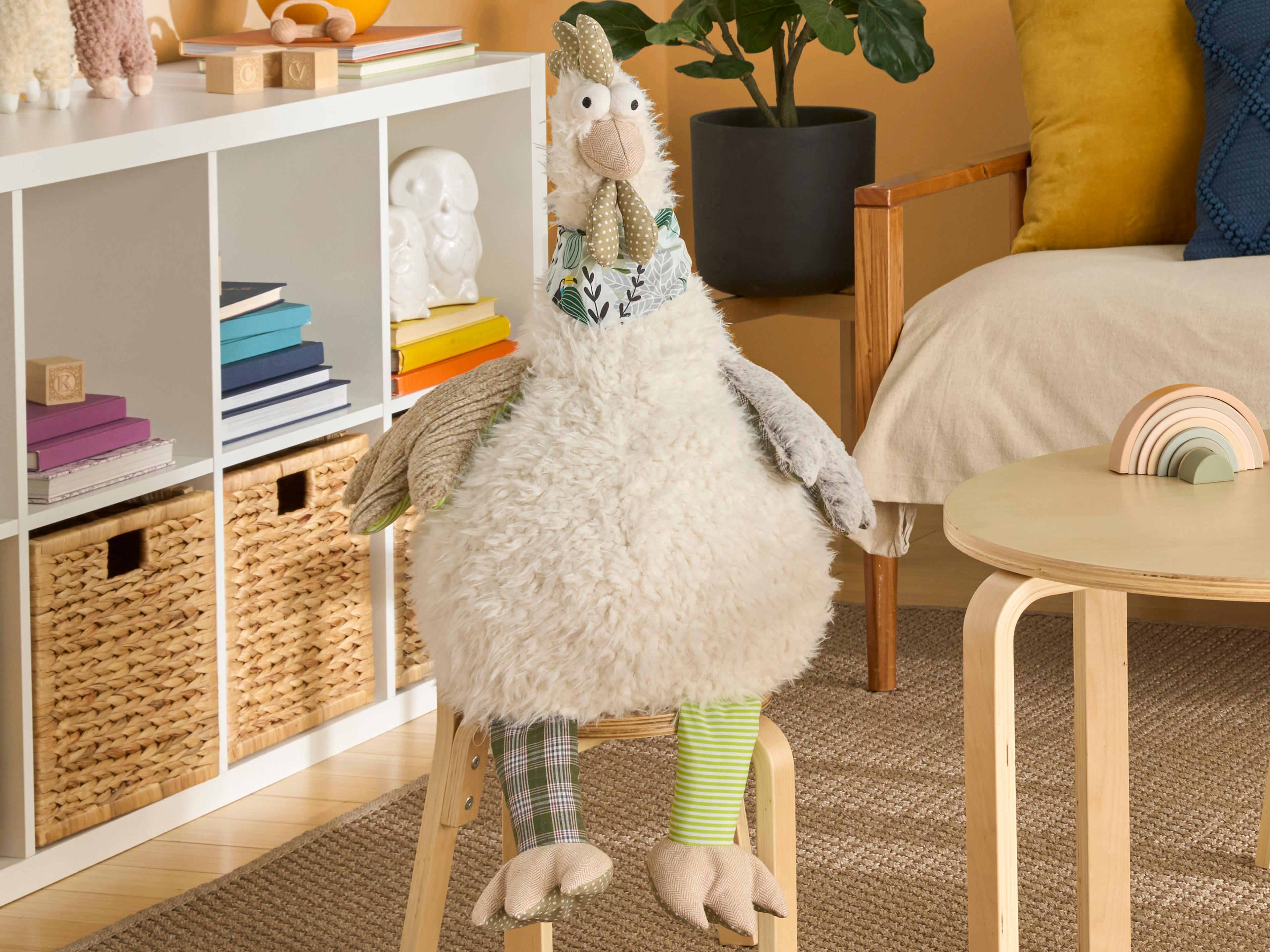 Nourison Mina Victory Rooster Ivory Plush