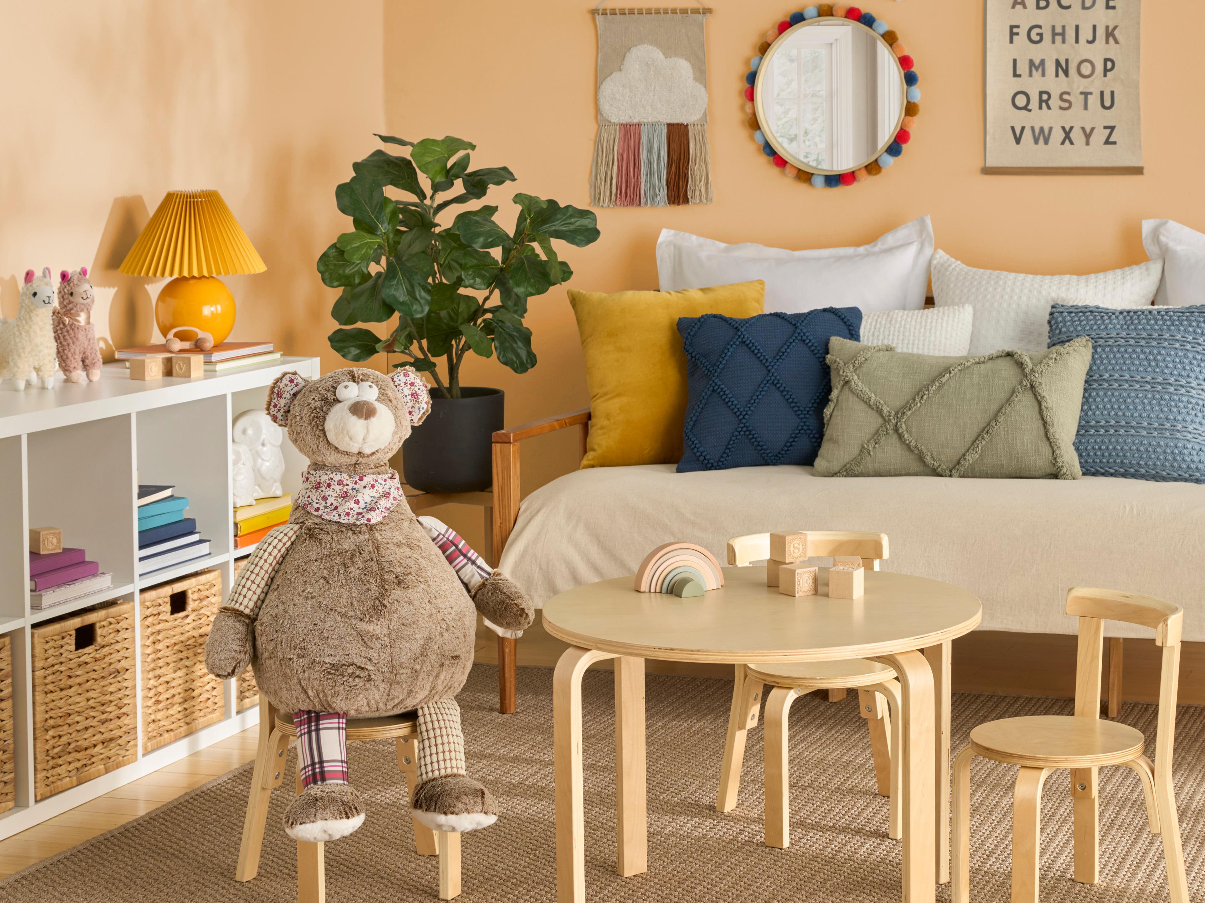 Nourison Mina Victory Bear Brown Plush