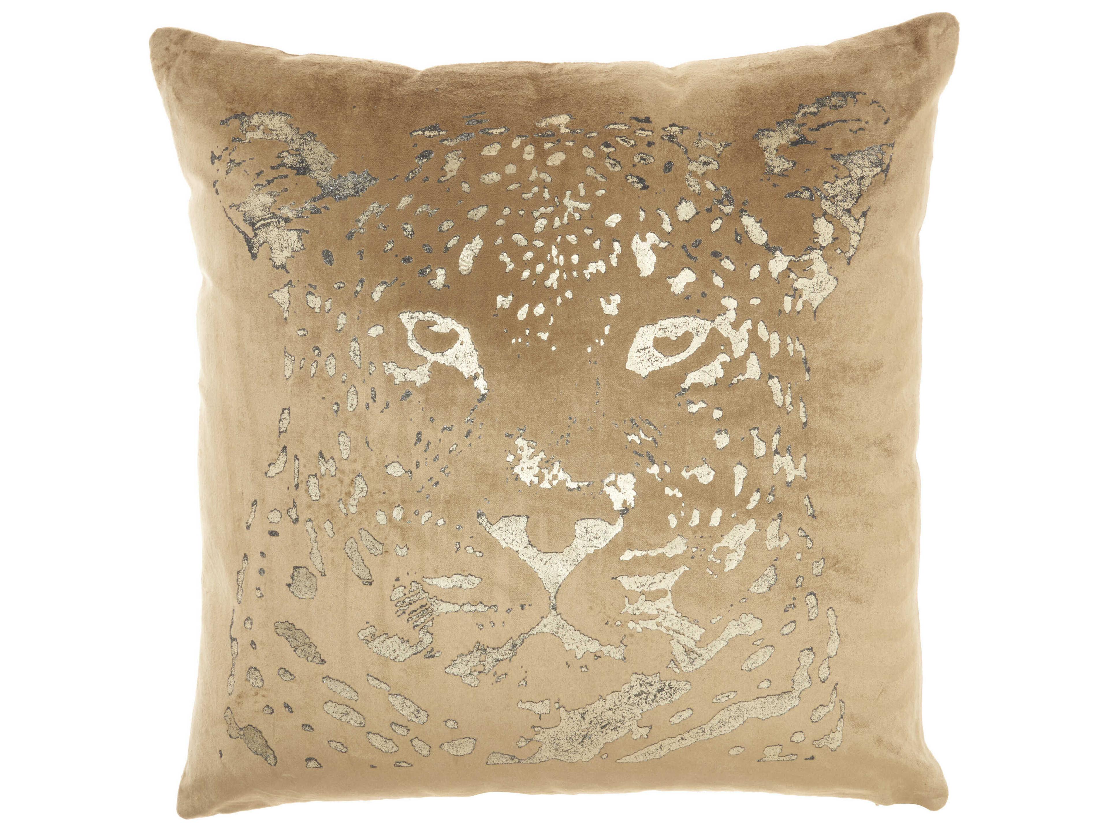 Sofia Beige / Gold 20" x 20" Pillow